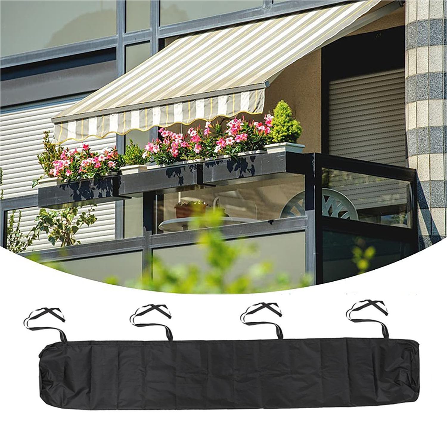 JDMA 6M Coperture per Tende da Sole Custodia per Tenda da Sole Copertura della Tenda per Patio Esterno da Giardino Custodia impermeabile per tenda - 420D Oxford