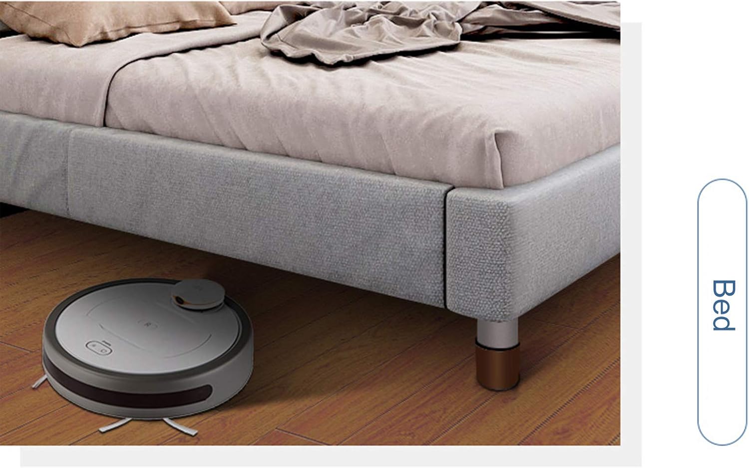 Square Furniture Legs,Self-Adhesive Table Legs,Non-Slip/Safe Sofa Feet,Increased Height,Heavy-Duty Support Legs,Silent,Various Sizes,White,80x102cm