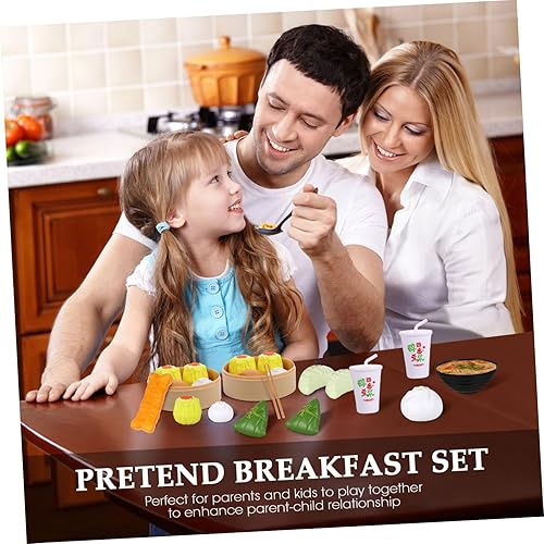 Miniatura 5 de Juego de comida china para niños, juego de 2 juegos de comida china para desayuno, mini juego de comida para niños, juguete de simulación para