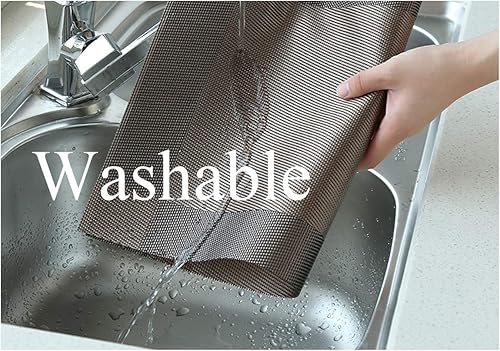 Miniatura 4 de PIGCHCY Manteles individuales lavables de vinilo, elegantes manteles individuales resistentes al calor para mesa de comedor, juego de 4 unidades,