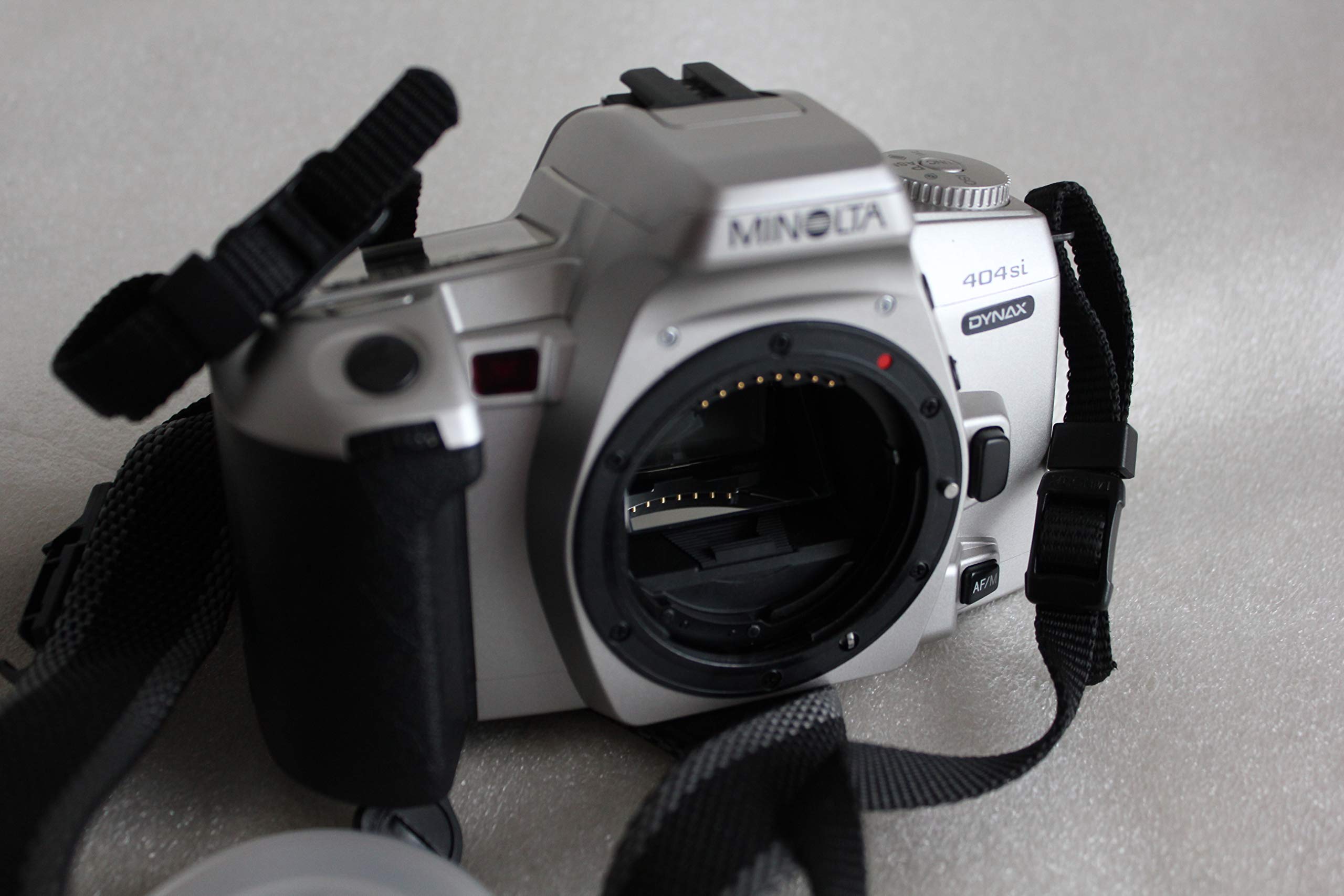 Minolta Dynax 404si Fotocamera reflex, colore: Argento