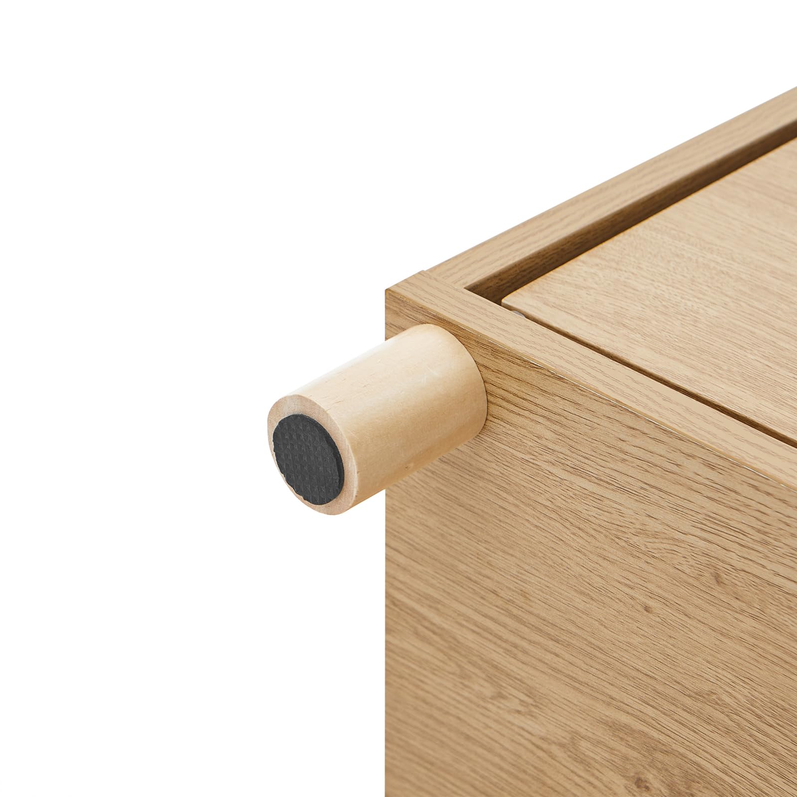 SoBuy Schuhbank mit Sitzfläche Schuhregal schmal mit Stauraum – Klappfach Schuhschrank – Sitzbank mit Polster für Flur, Schlafzimmer – 60x24x50cm, bis 118kg, Sonoma Eiche + Grau, FSR199-N