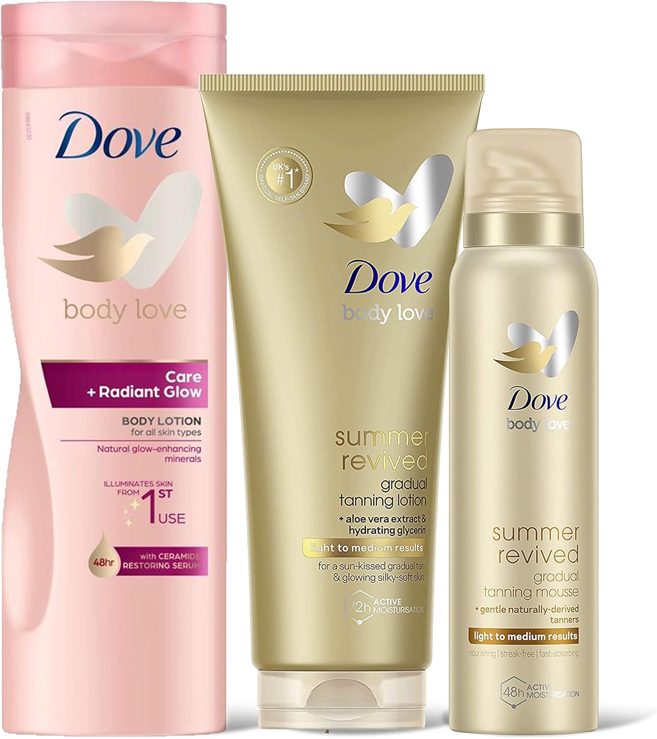 Dove Derma Spa Summer Revived Fair to Medium Self Tanning Body Lotion