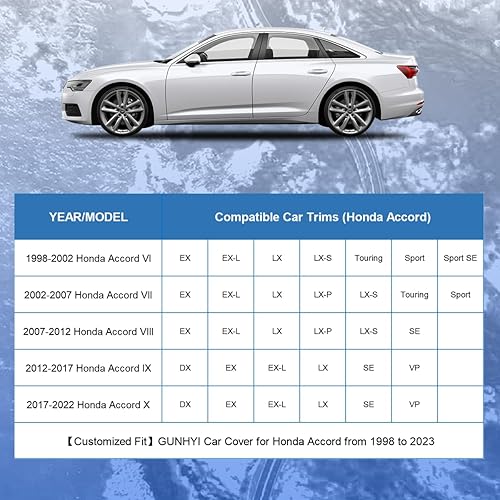 Miniatura 129 de Funda para automóvil Nissan Rogue impermeable para todo tipo de clima, cubierta exterior completa ligera para automóviles, exteriores, sol, UV, 08