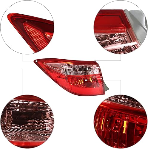 Miniatura 10 de Repuesto para Toyota Corolla 2017 2018 2019 Luz trasera freno trasero derecho lado pasajero exterior 8155002B00 TO2805130