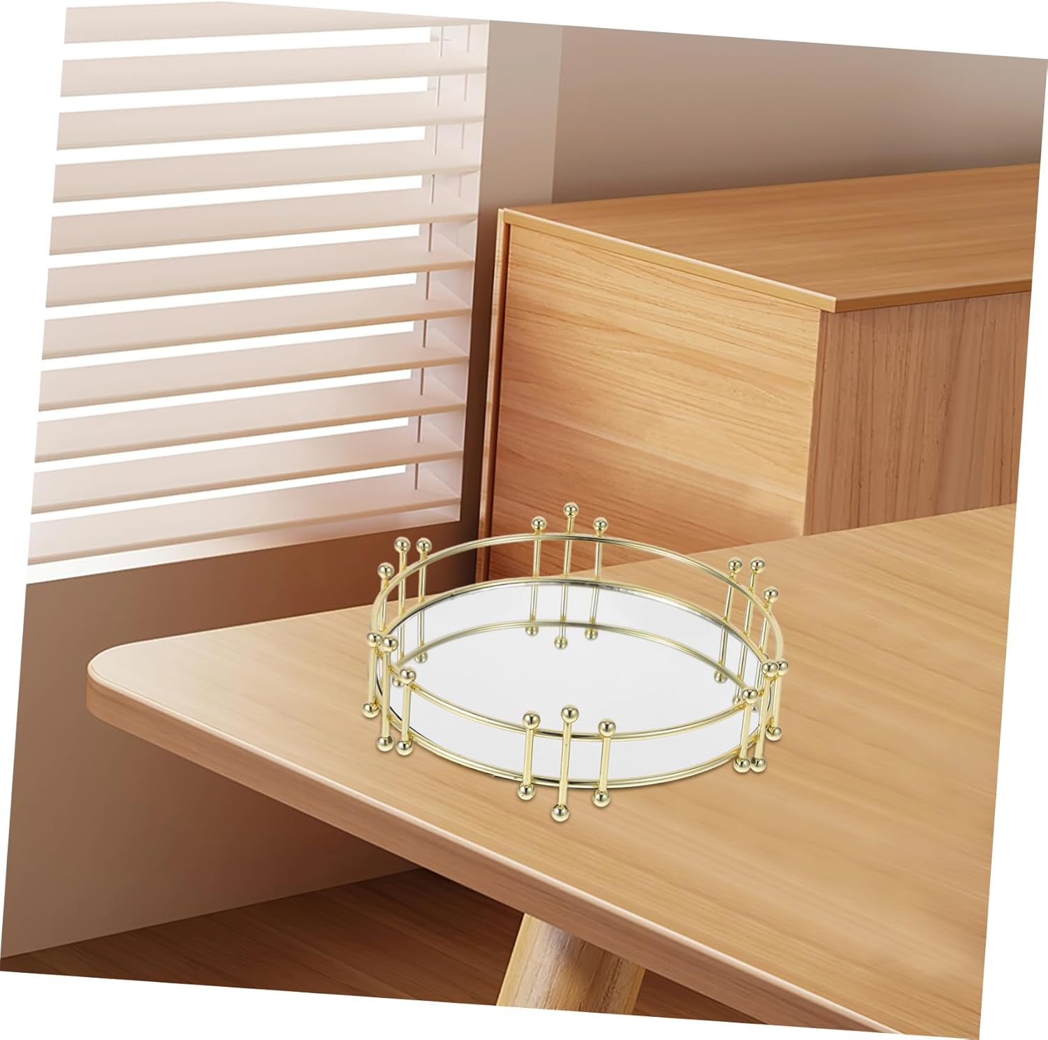 Cabilock Versatile Rv and Home Storage Perfume Trays for Dresser Iron Makeup Organizer Carnival Decor Camping Must-Have