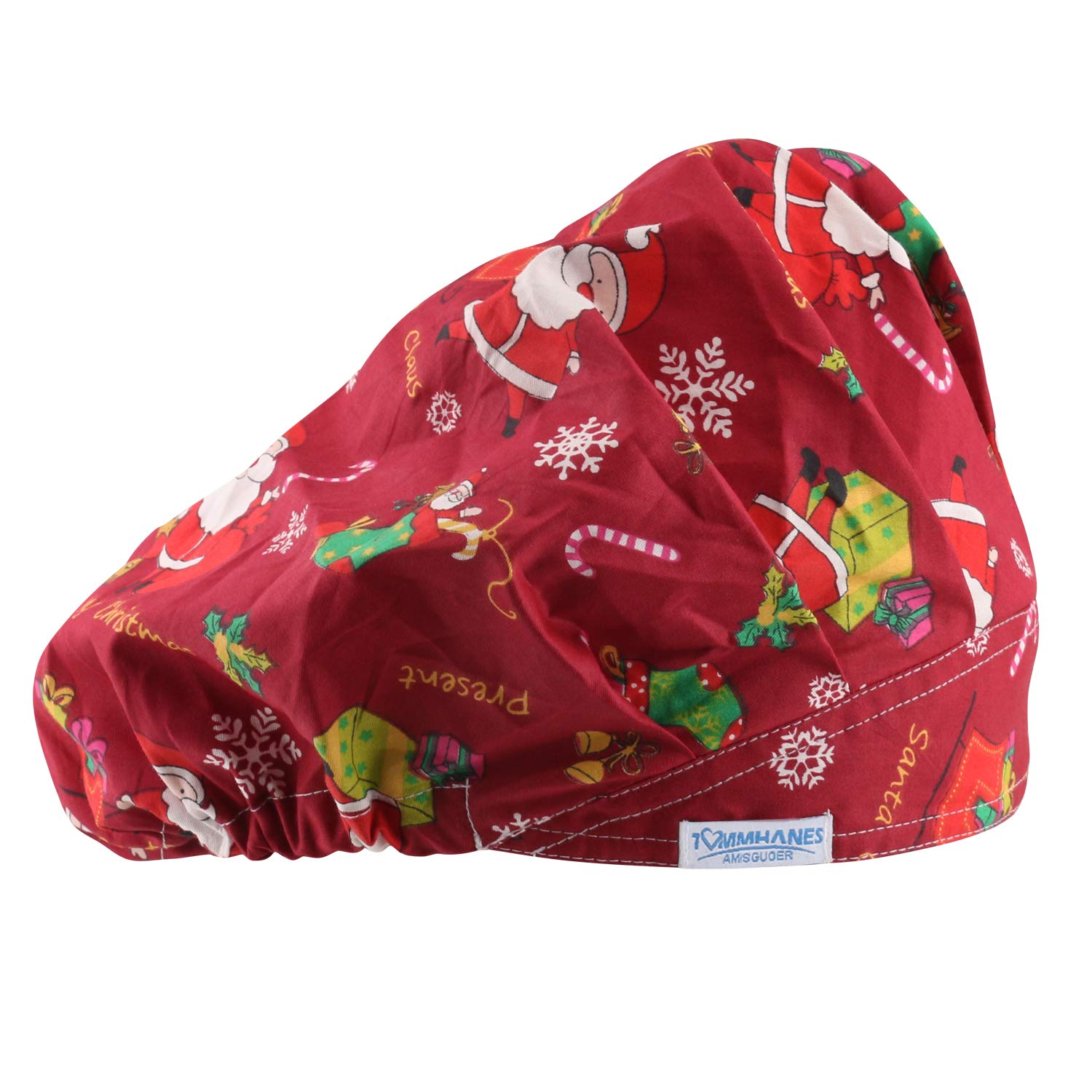 TOMMHANES AMISGUOERTOMMHANES AMISGUOER Bouffant Scrub Caps for Womens Scrub Cap Mens Unisex Scrub Hat One Size Multiple Colors