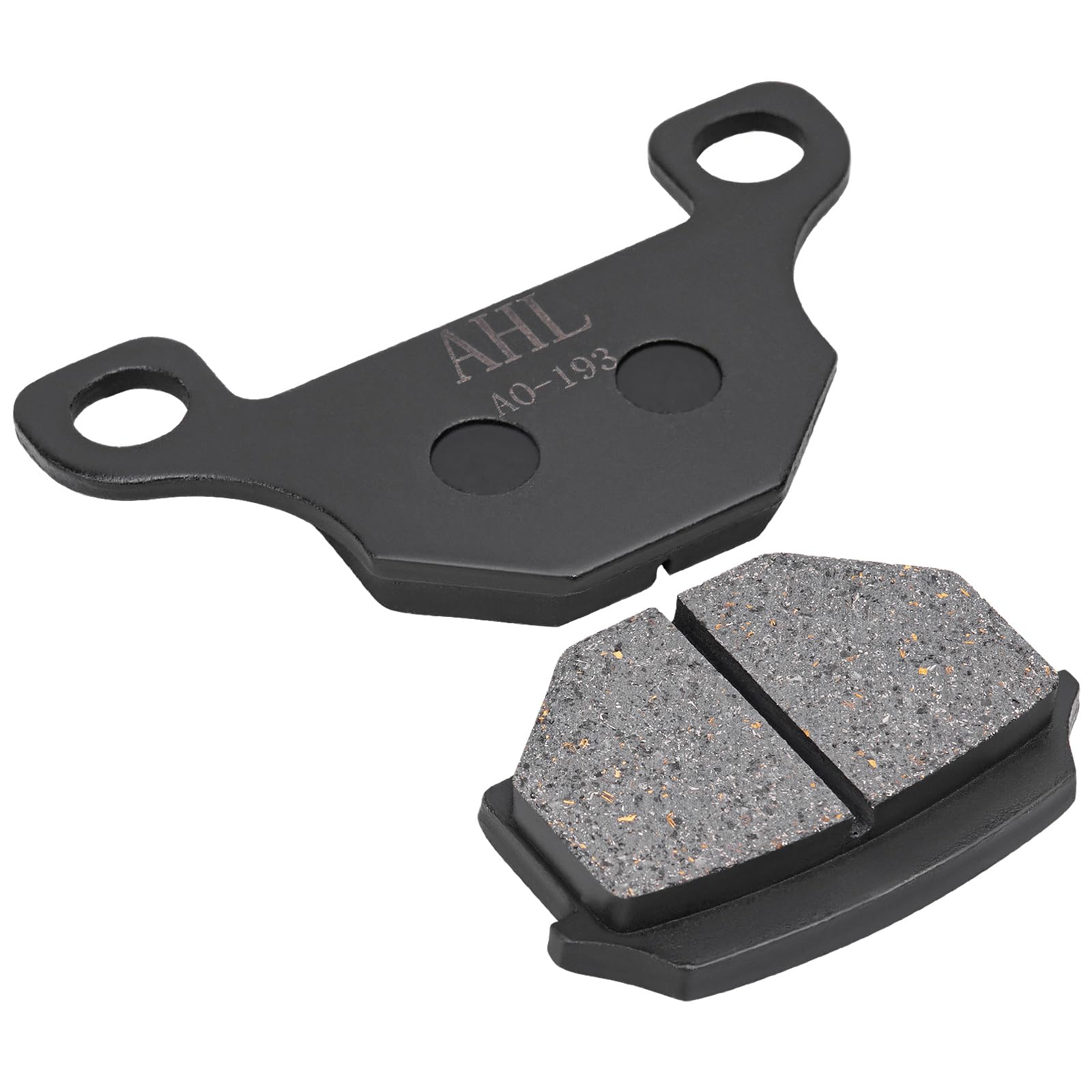 AHL 2 Paare Vorne/Hinten Bremsbeläge FA093 Kompatibel mit Rieju MRT Supermotard 50 (Cast wheel/single piston caliper) 2009-2015
