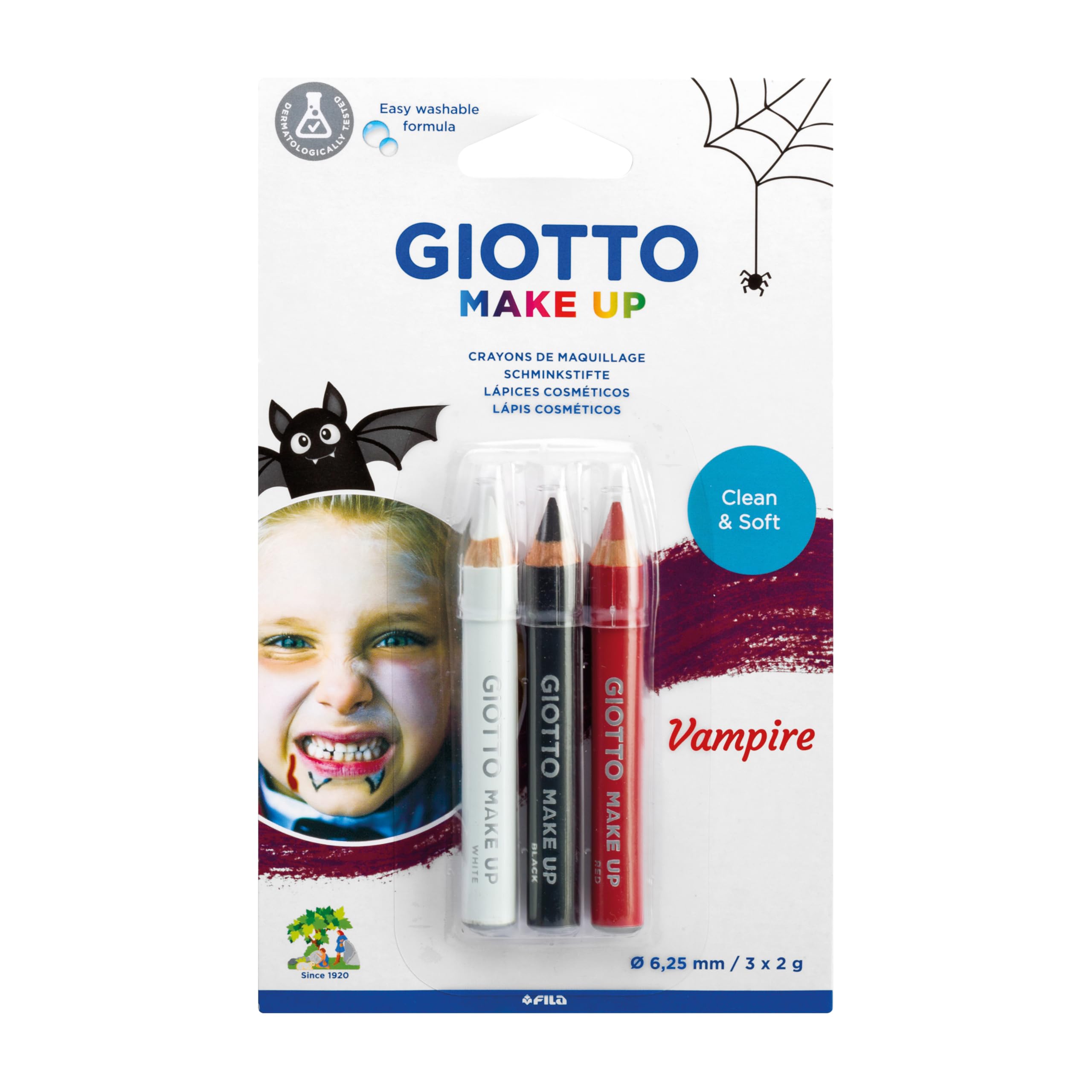Giotto Make Up Vampiro Lápices Cosméticos Blíster 3 Unidades
