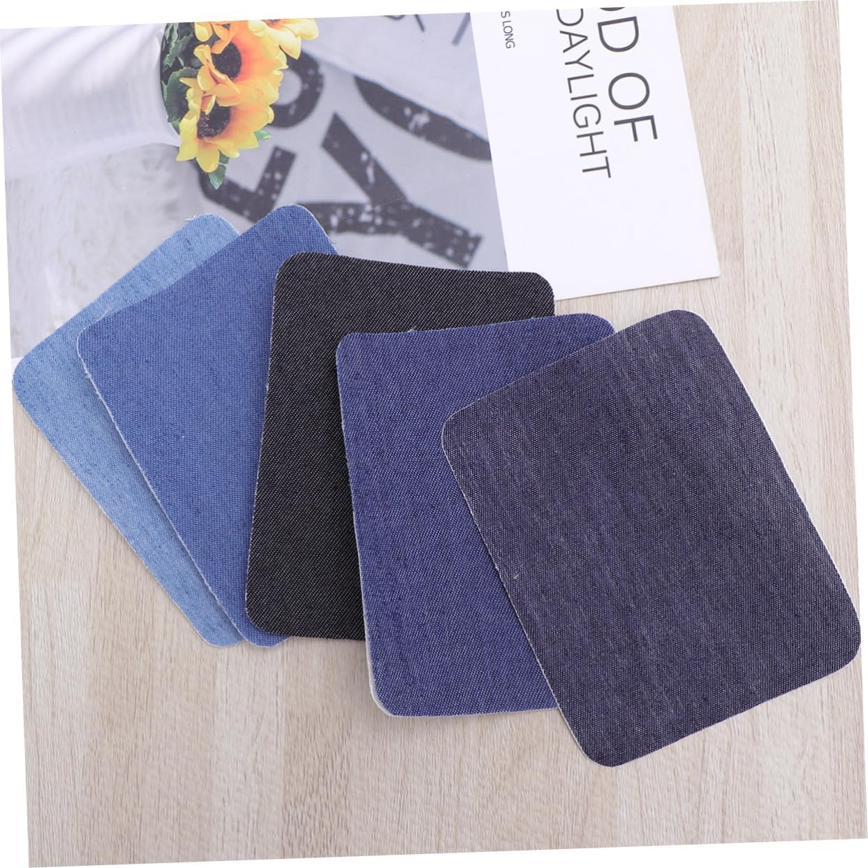 3sets Elbow Knee Patches Style Denim Repair Patches for Clothing Shoes Bags and Pants Versatile Cloth Stickers for Easy Mending and Projects