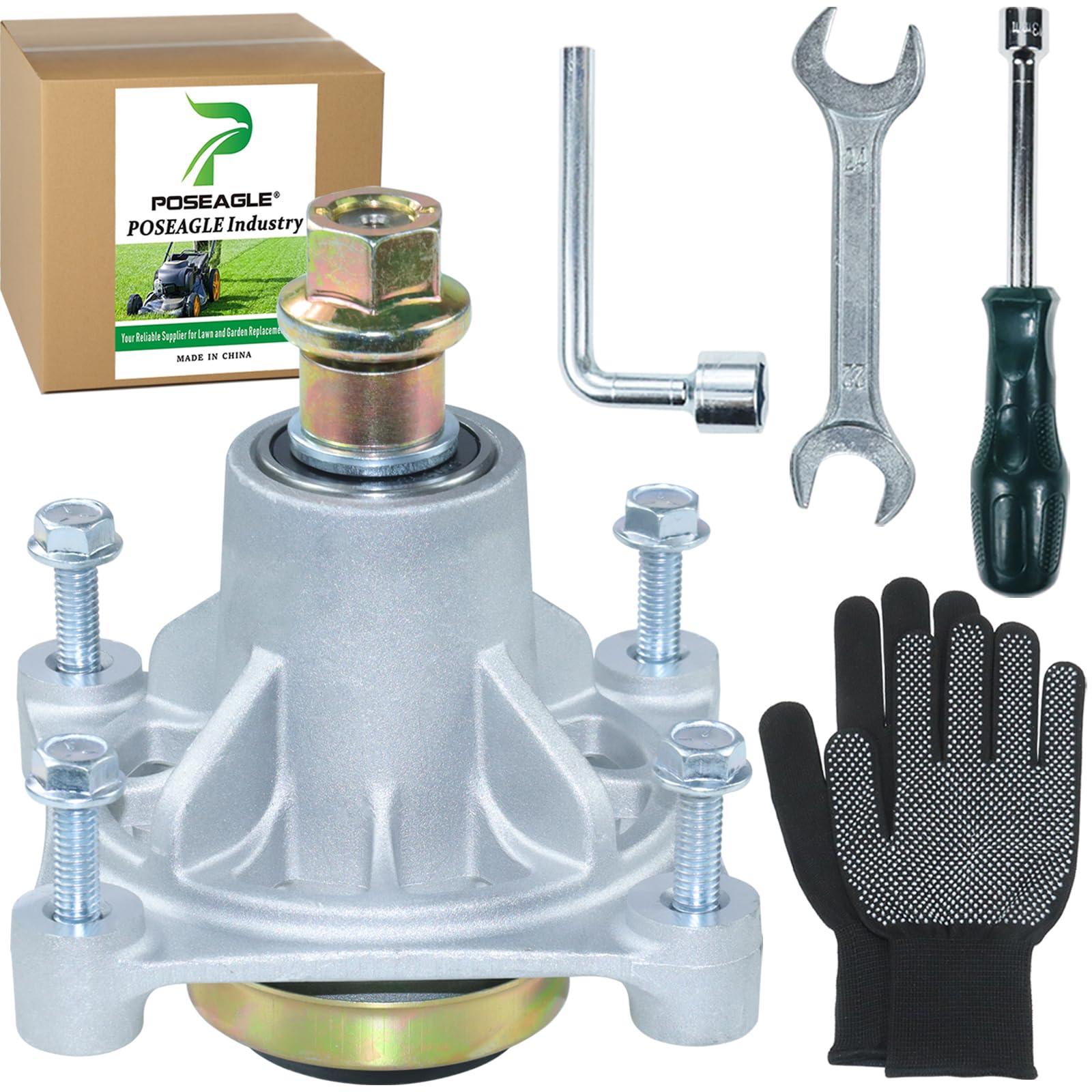 Amazon.com : POSEAGLE 604214 Spindle Assembly with 604123 Pulley