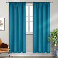 Vista 212 de Cortina opaca BGment con hueco por el que pasa la barra, 2 paneles