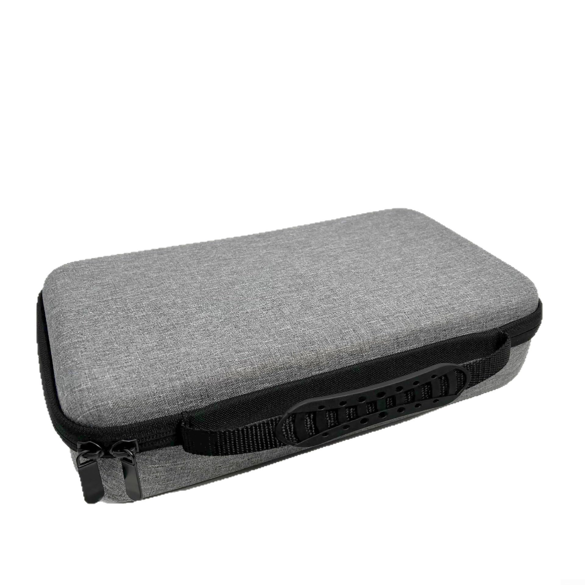 Caja de almacenamiento portátil de gafas de sol de viaje, estuche organizador de gafas de sol de EVA duro con compartimentos ajustables para hombres y mujeres