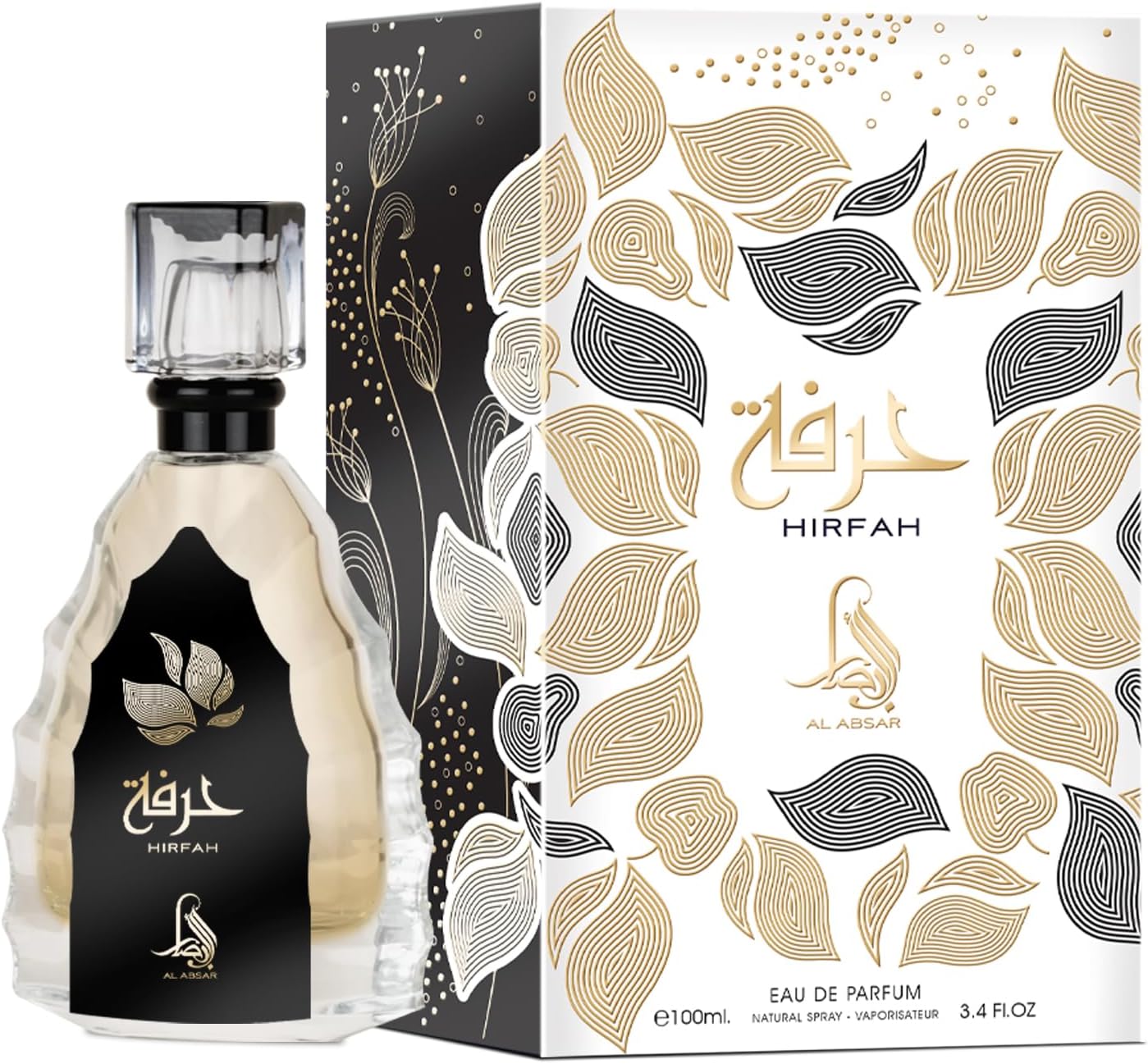 Hirfah Perfume for Women 100ML - EDP – Luxurious Fragrance with Mandarin, Jasmine, Vanilla, Musk & Ambergris – Long-Lasting Scent
