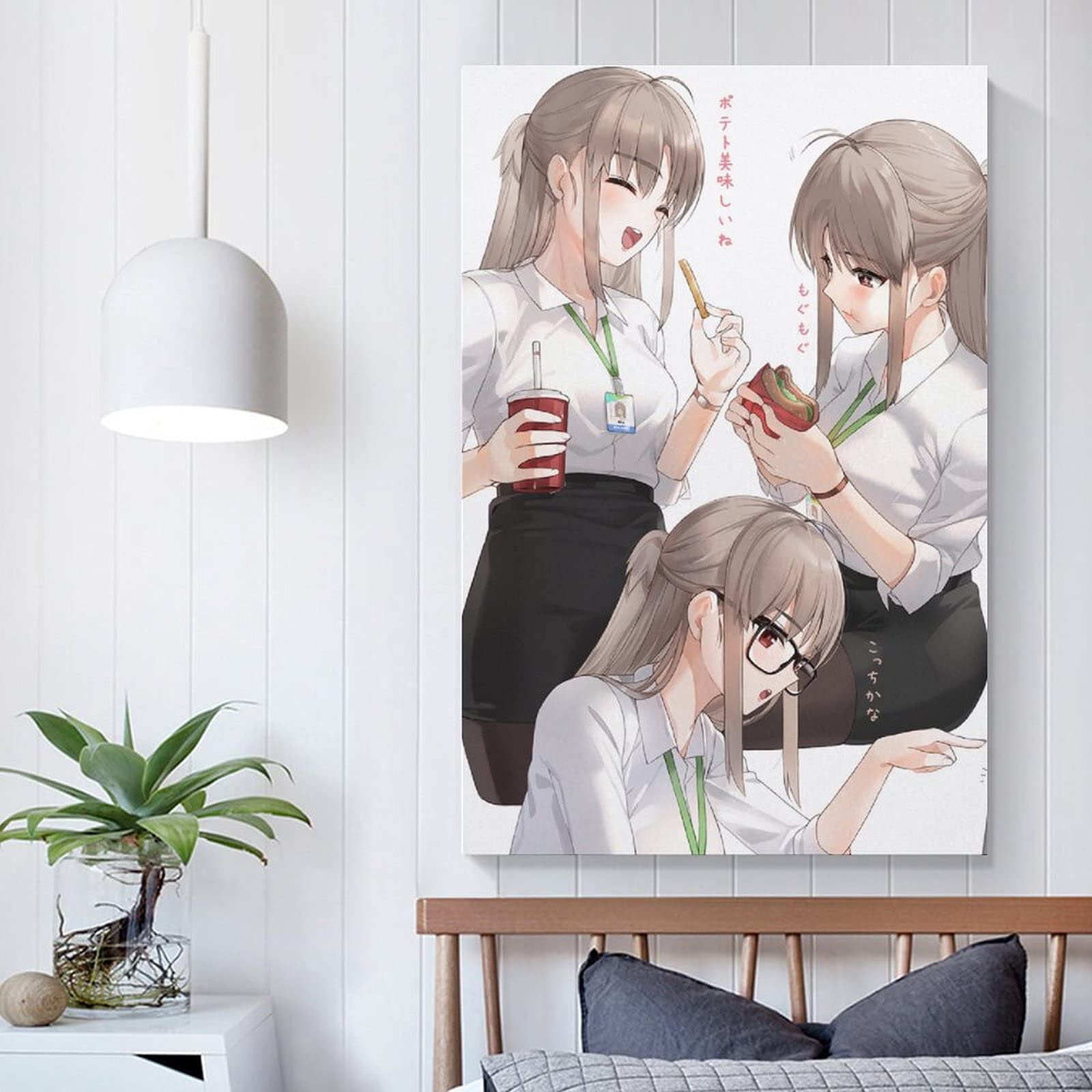 Amazon.co.jp: アニメセクシーキャラクターOLオタク福祉ウォールアート