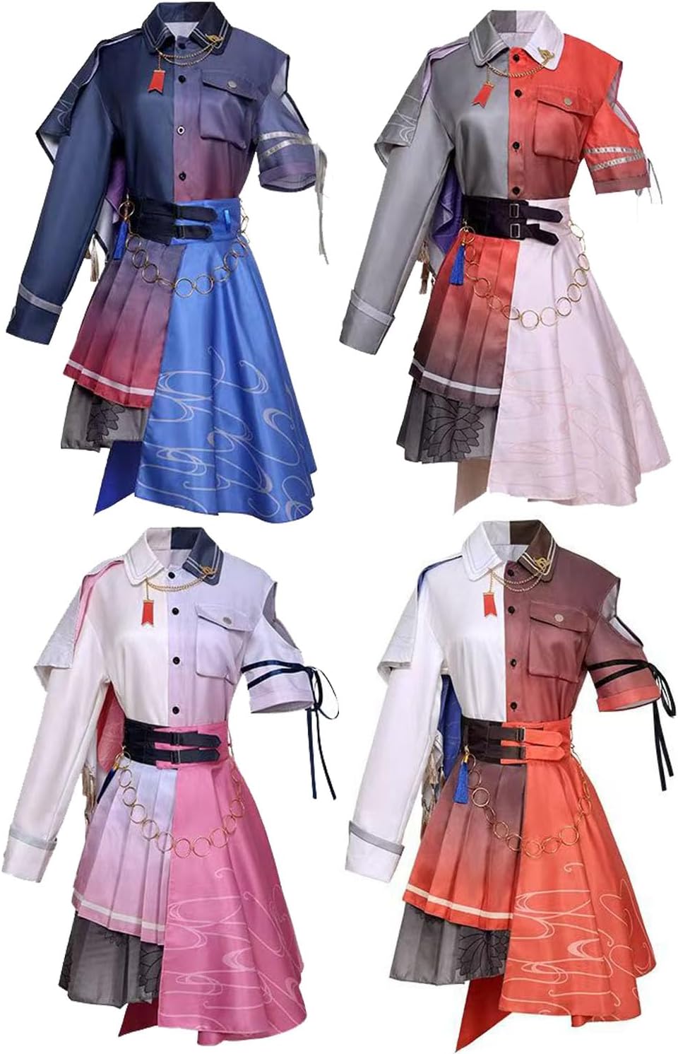 コスプレ 陰陽 チャイナ パープル malymoon X12093075 - コスプレ衣装