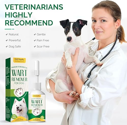 Miniatura 7 de RSQQAV Removedor de verrugas para perros, fórmula suave y reconfortante, removedor de marcas cutáneas para perros, ayuda a reducir las verrugas y