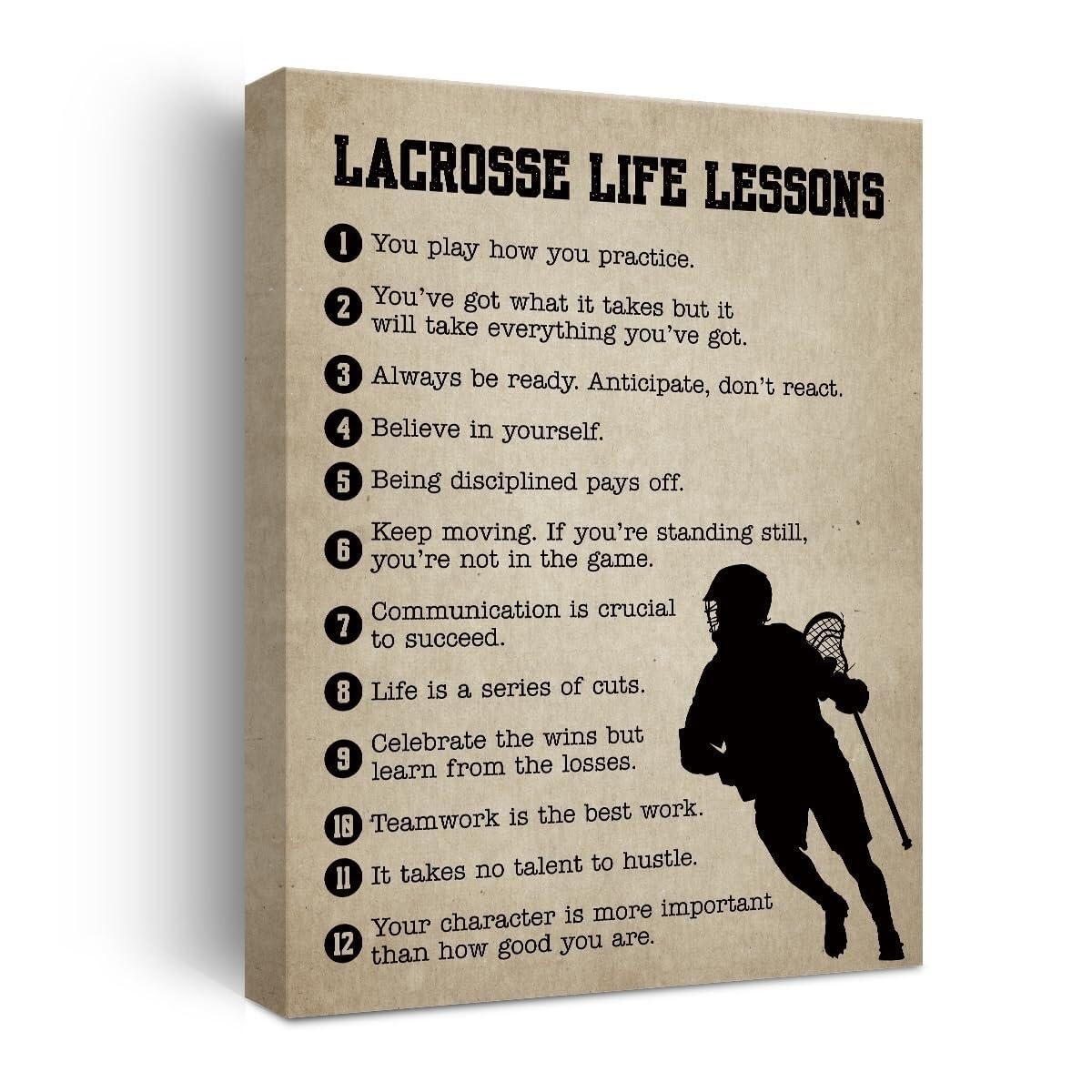 LLBOGRGGN Sports Poster - Inspirational Quote Wall Decor for Bedroom and Office(Unframed,16x24inch(40x60cm))