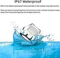 Vista 7 de RNEHON - Luz LED empotrable blanca natural, 12 V, luces de bajo voltaje con carcasa protectora, Φ1.18 luces de paisaje al aire libre para jardín