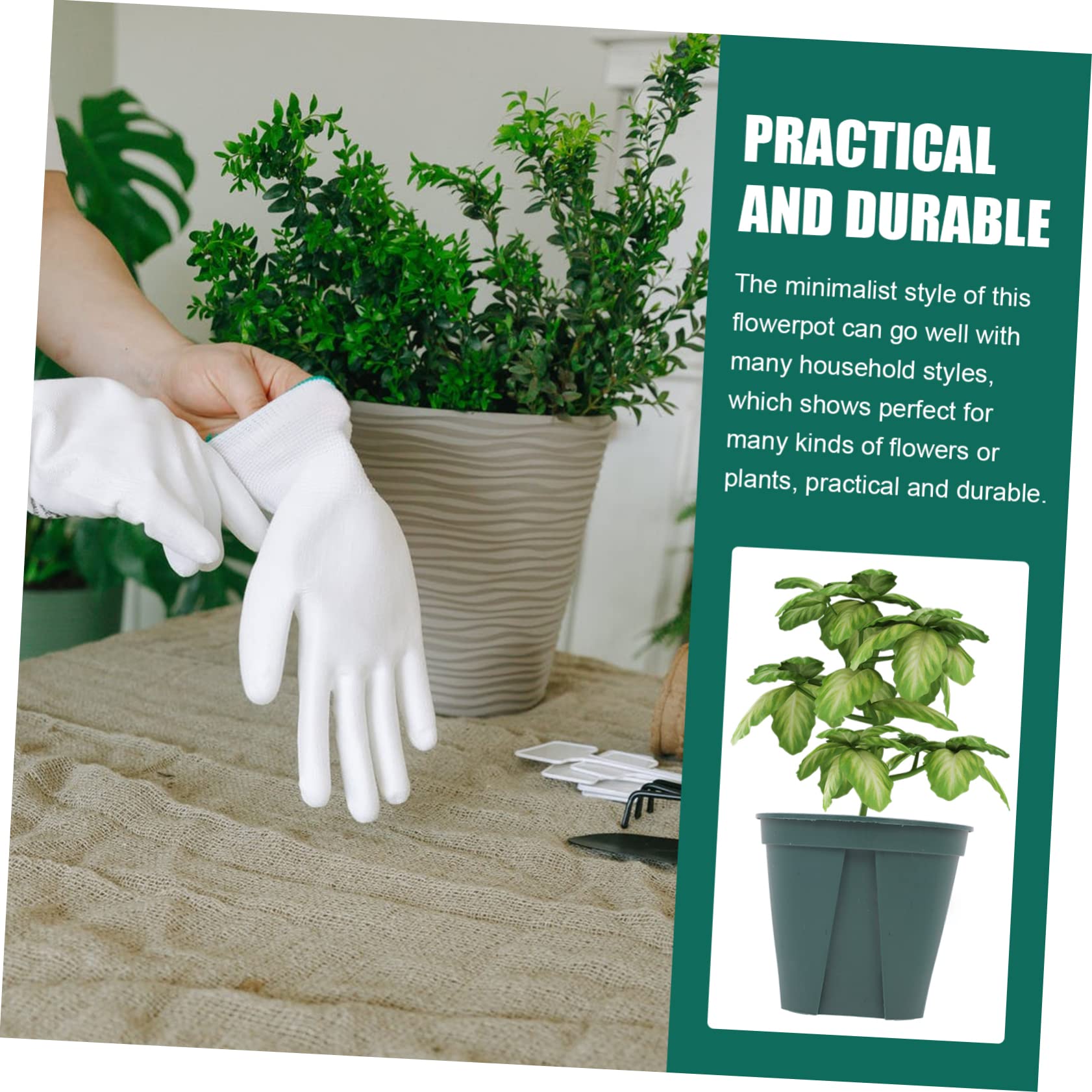 Hemobllo 5pièces Pot De Fleur Rond Drainage pour Plantation De Jardin Contenants De Plantation pour Pépinière Pots pour Plantes