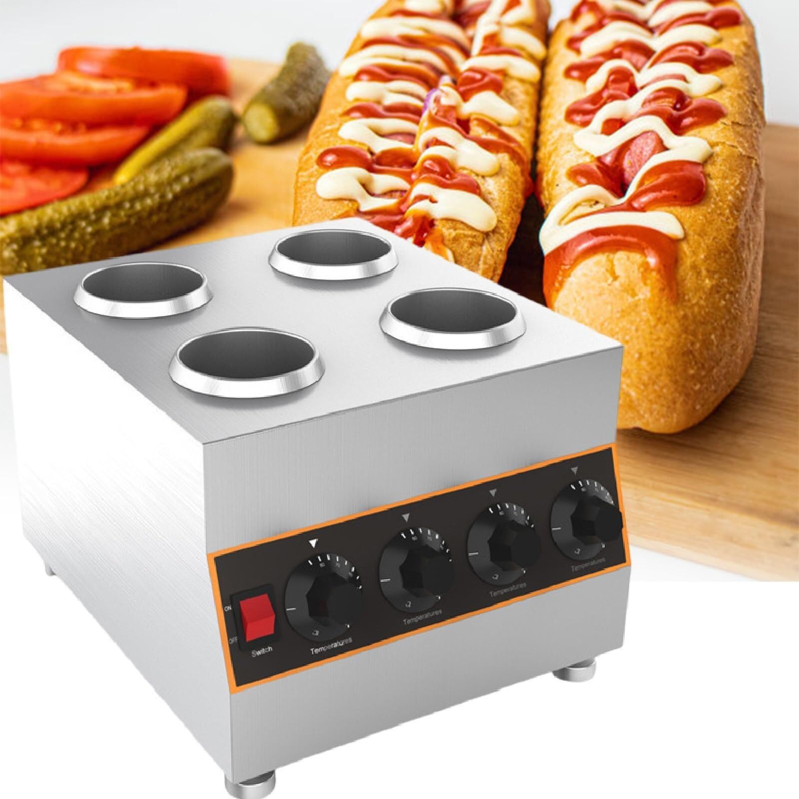 Chauffe-sauce à confiture compact 110V avec température réglable de bureau