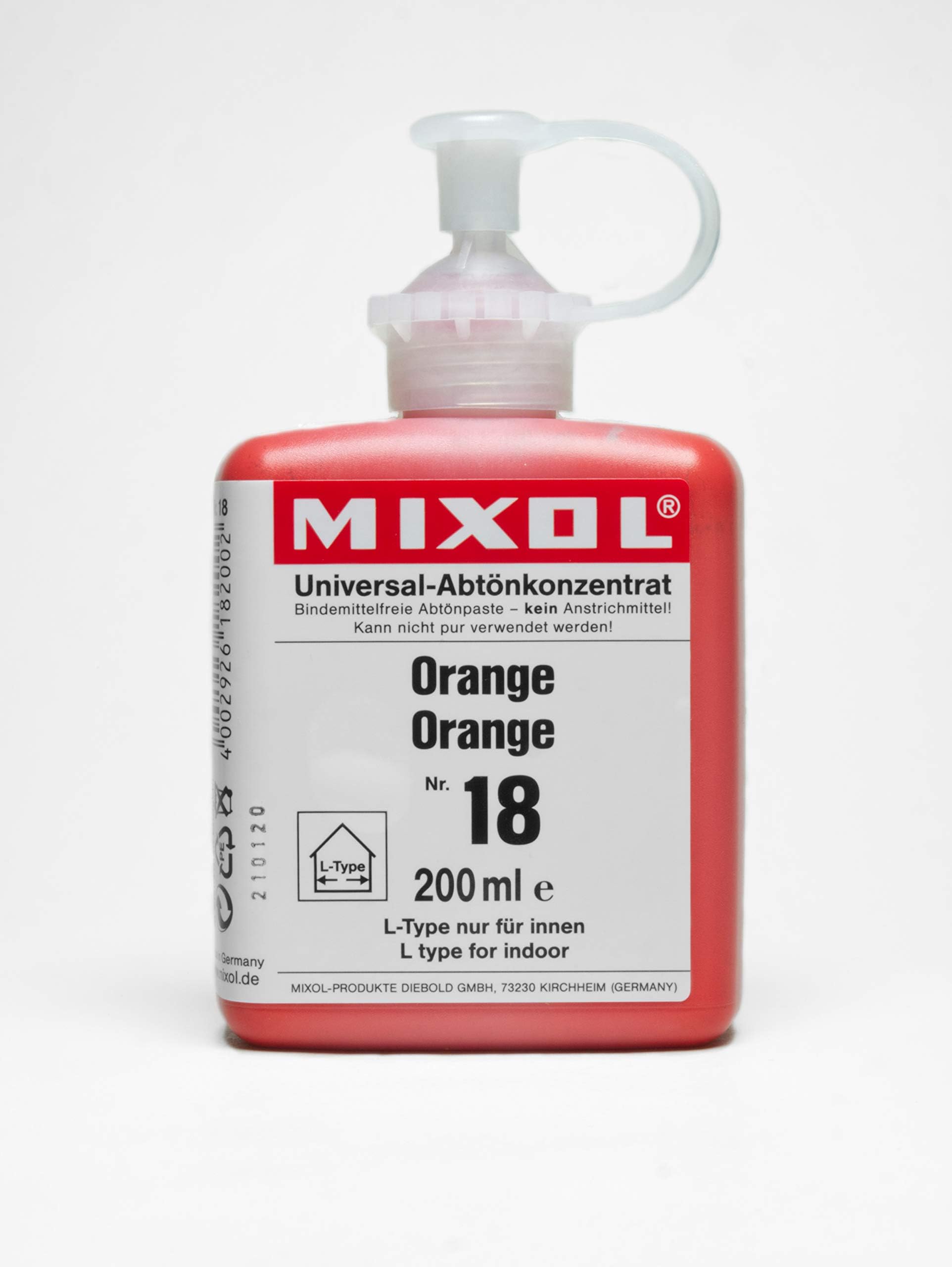 Mixol #18 Orange Universal Stainer - 200ml