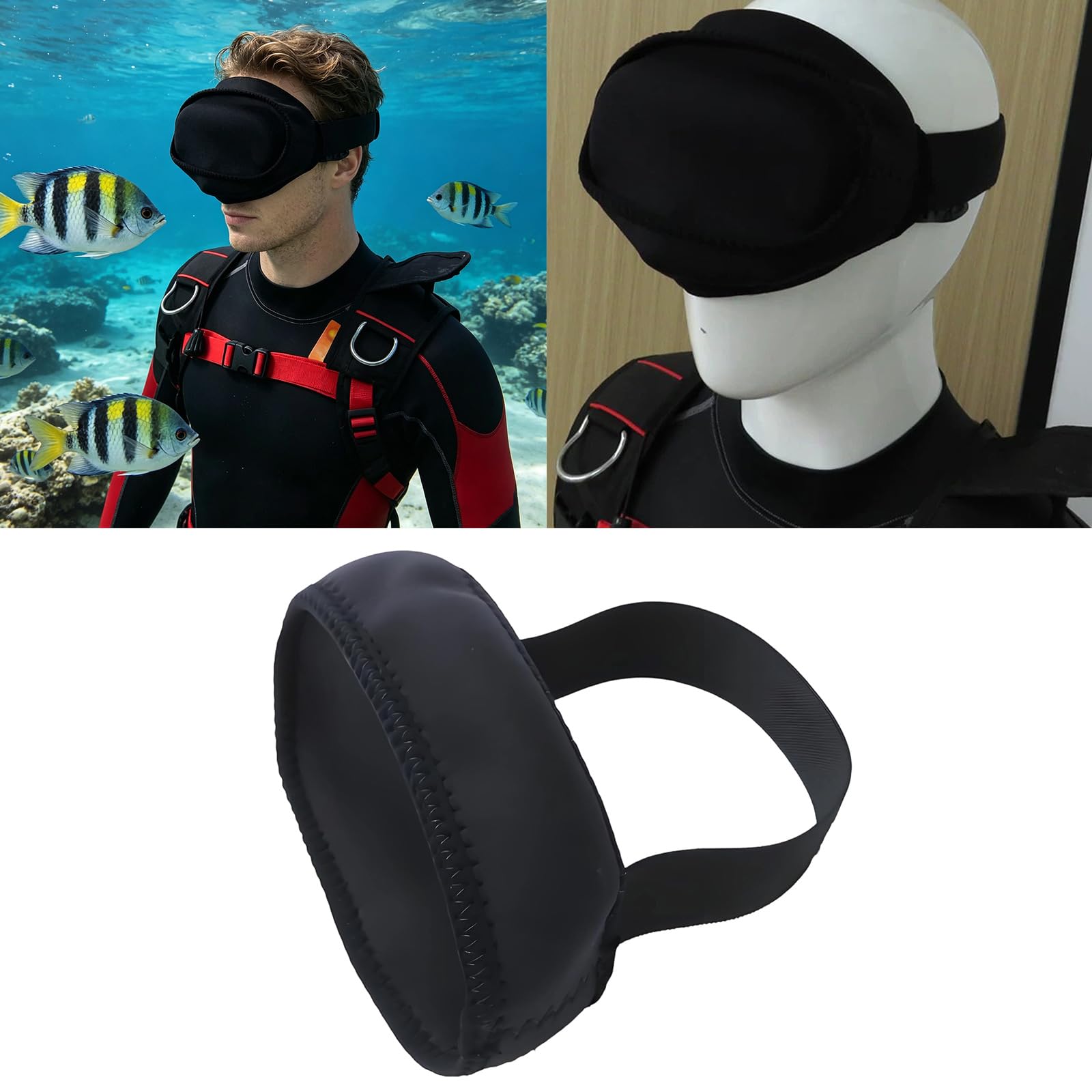 Occhialini da nuoto, maschera da snorkeling, maschera per immersioni profonde, con bordi morbidi e struttura facciale a prova di perdite