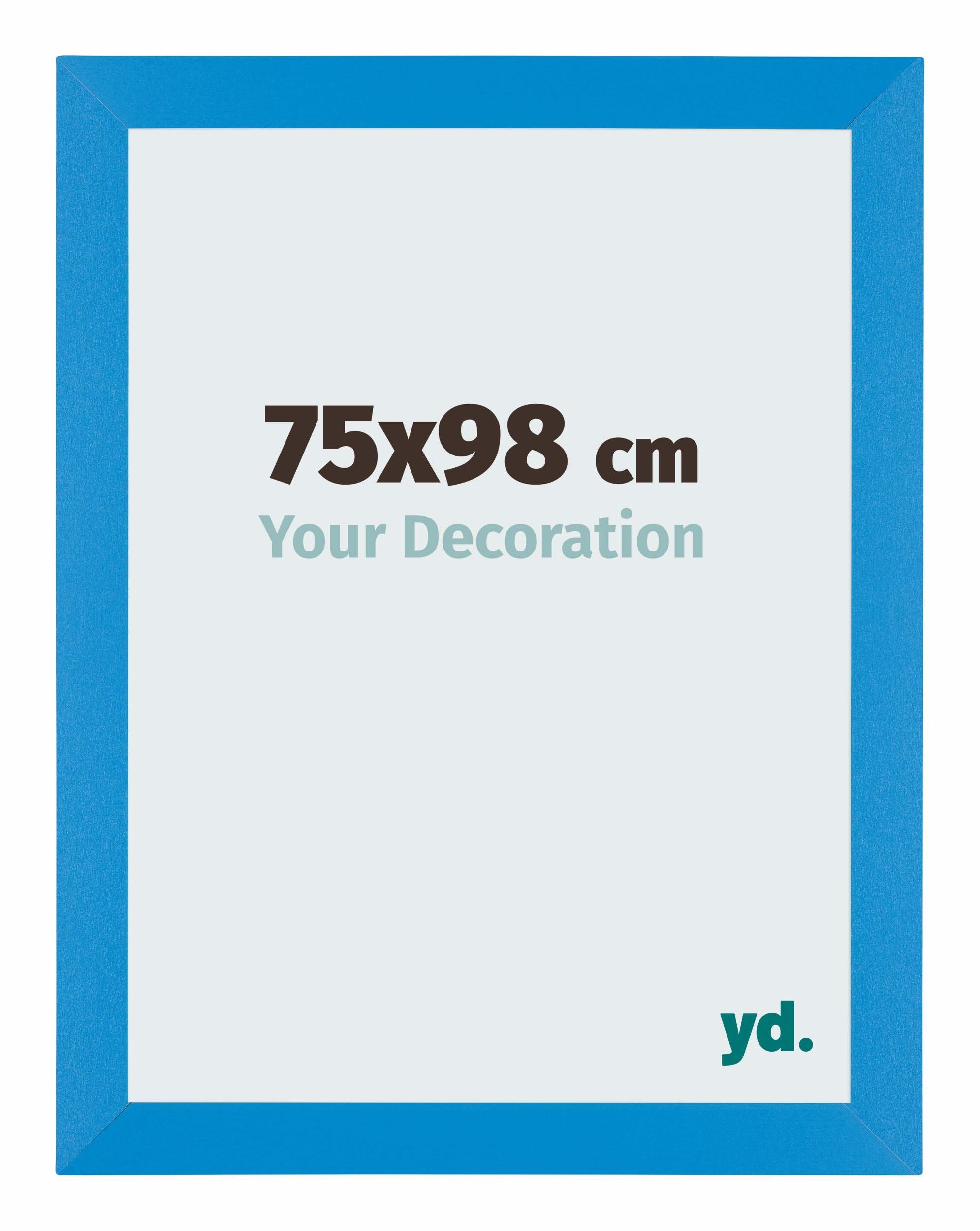 Your Decoration - Puzzle frame 75x98 - Bright Blue - Puzzle frame 1500-2000 Pieces - MDF Photoframe - Mura