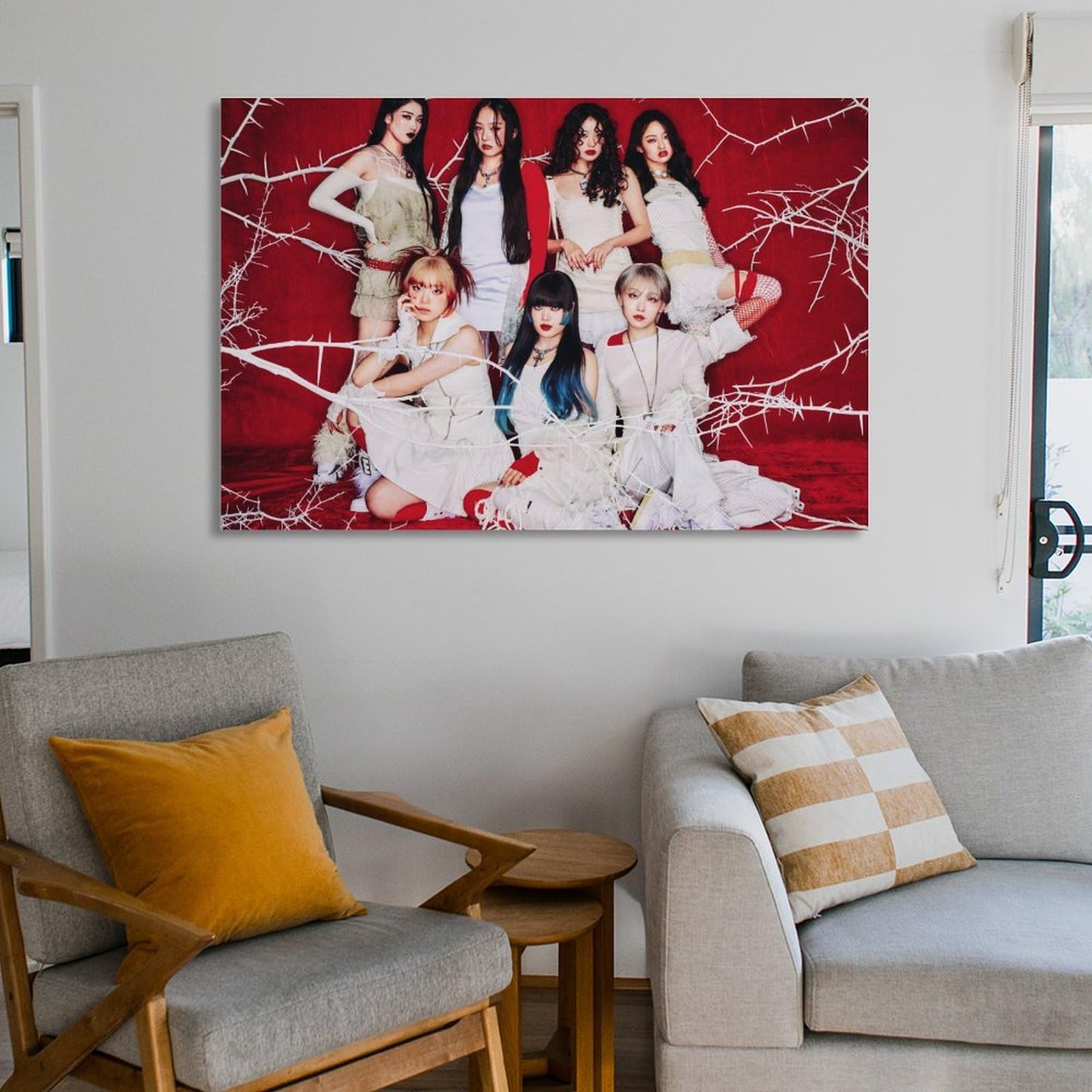 Amazon.co.jp: 歌手 HANA ハナ Debut Single Rose アルバムキャンバス