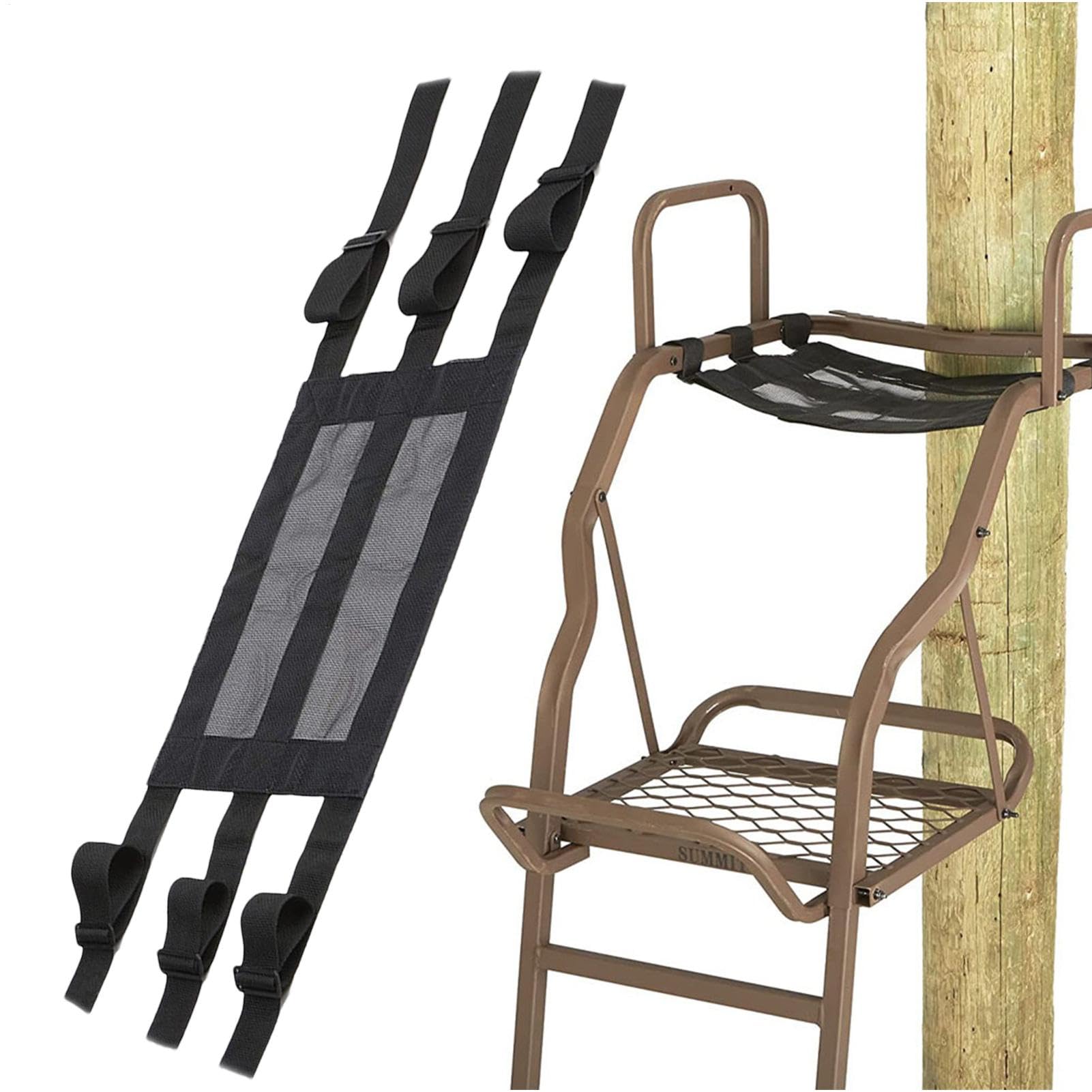 Reemplazo de asiento de soporte para árbol, asientos de soporte para árbol para escalar | Asiento de caza ajustable con soporte para árbol | Hebillas autoblocantes transpirables Accesorios para soport