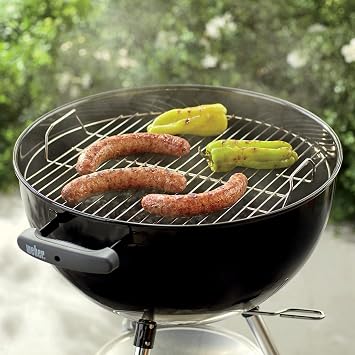 Weber Cooking Grate 17.5 HeavyDuty Plated Steel Grates, Fits 18 Charcoal Grills, BarBKettle & 18 Smokey Mountain