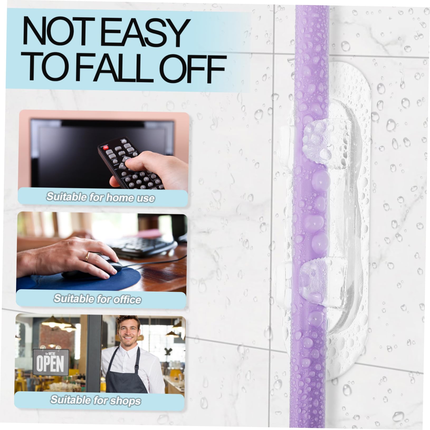 HOMSFOU 150stücke Kabelhalter Selbstklebend Transparente Wandkabelclips Für Effektives Kabelmanagement Im Büro Und Zuhause Verschiedene Für Optimale Organisation