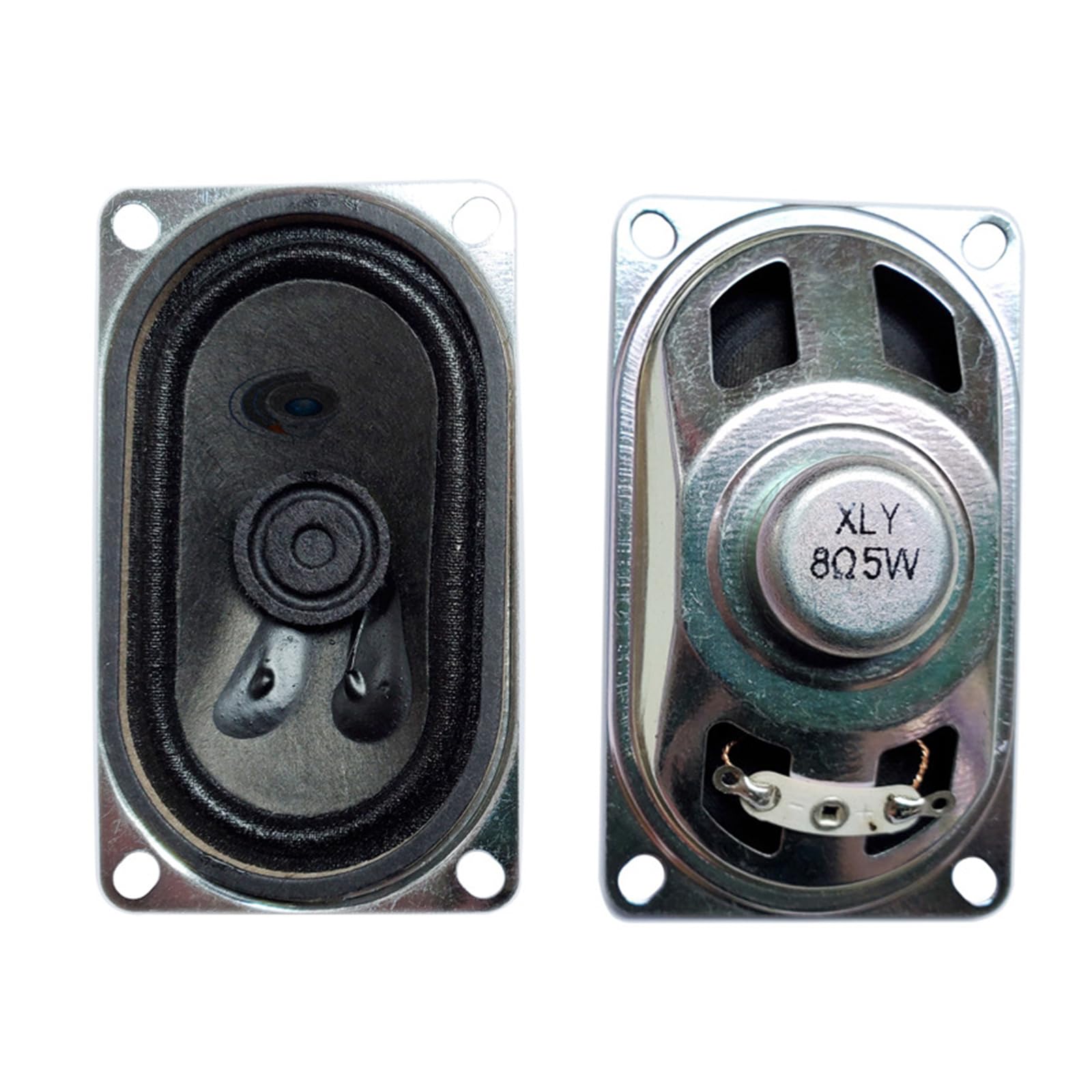 TianqqYongyong 1 Paio Altoparlanti 5W 8Ω Per Cassa Audio – Mini Diffusore Full Range 40x70 Mm In ABS, Suono Chiaro E Stabile