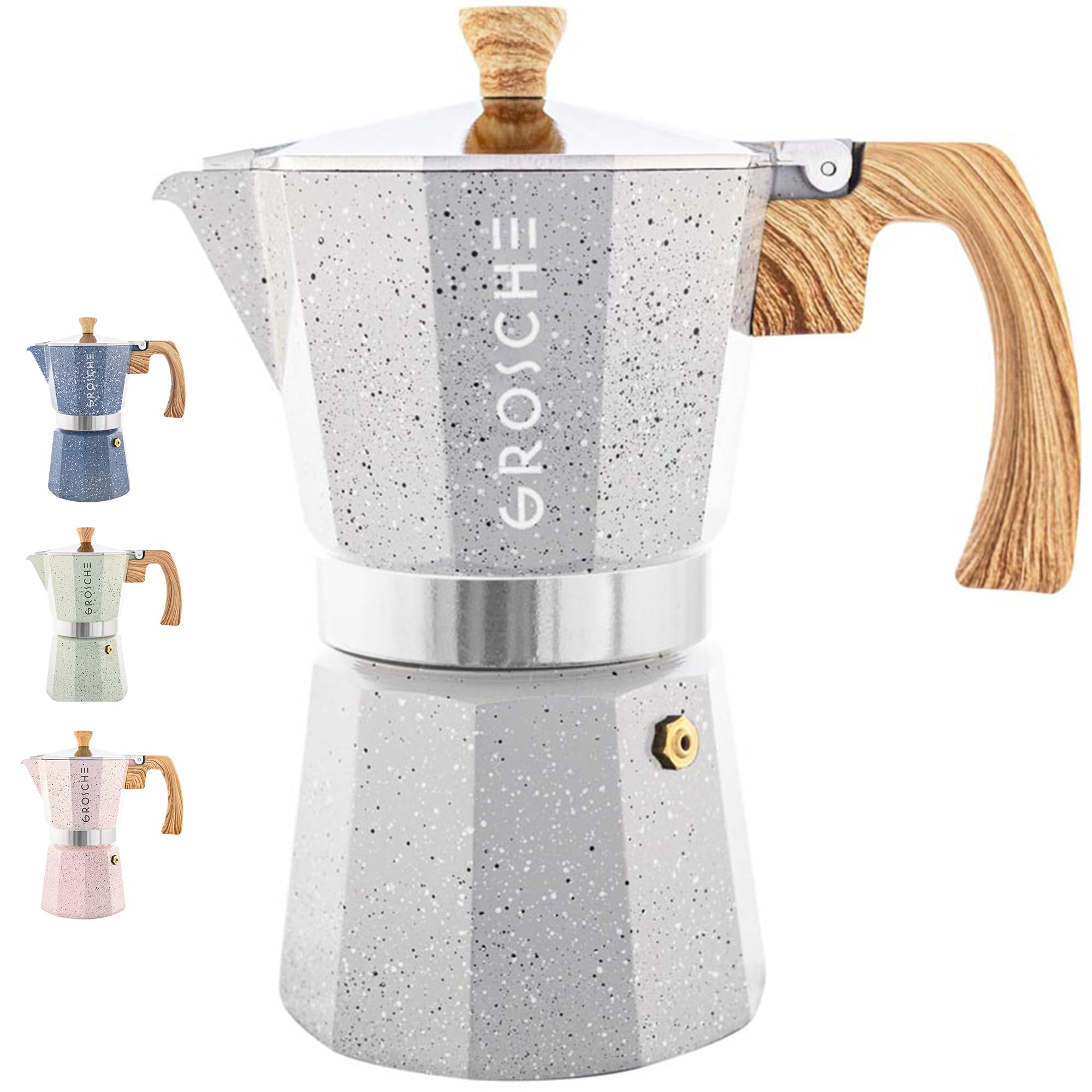 Amazon.com: GROSCHE Milano Moka pot, Stovetop Espresso maker