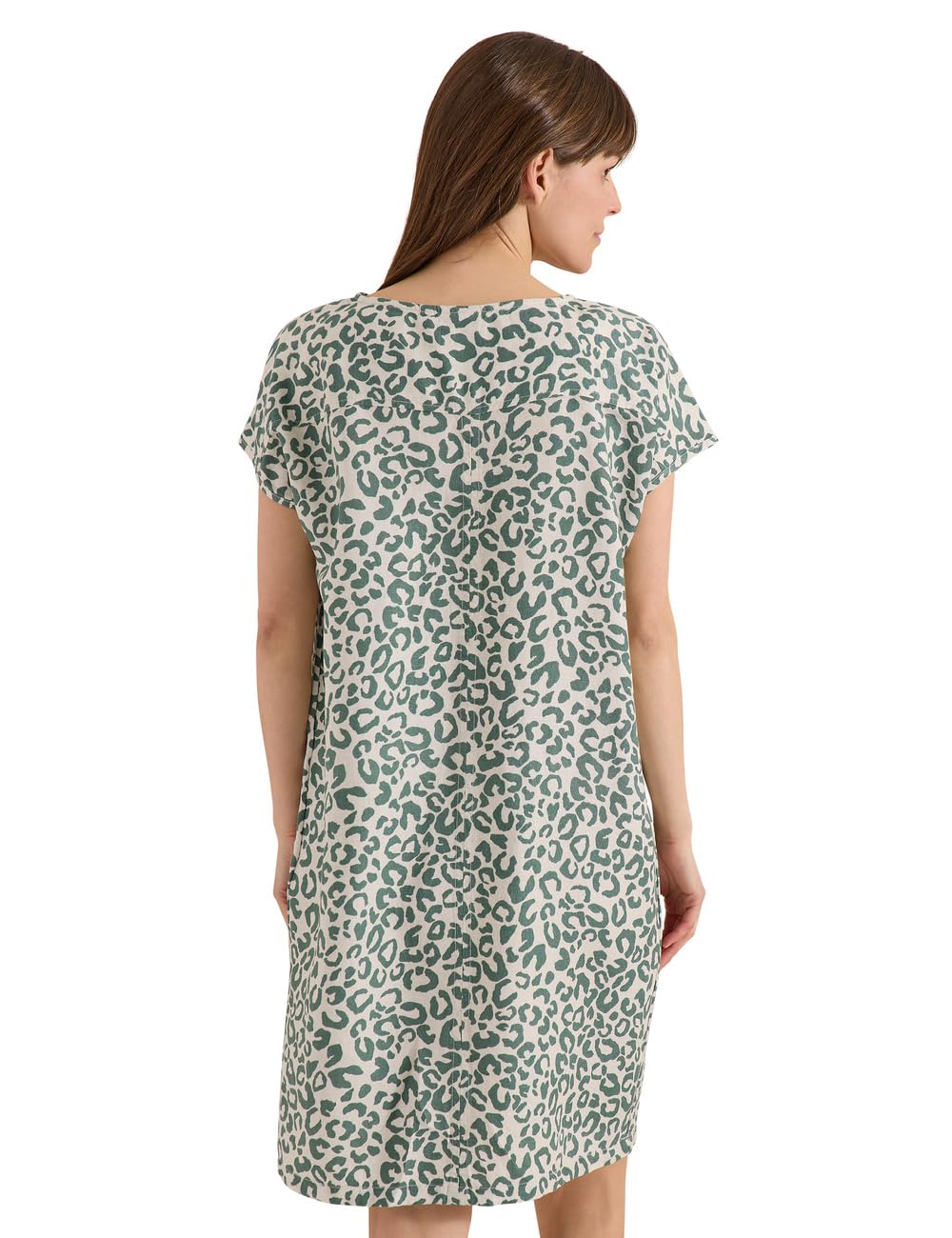 Cecil Damen 1408946 Leo Leinenmix Kleid (1er Pack)