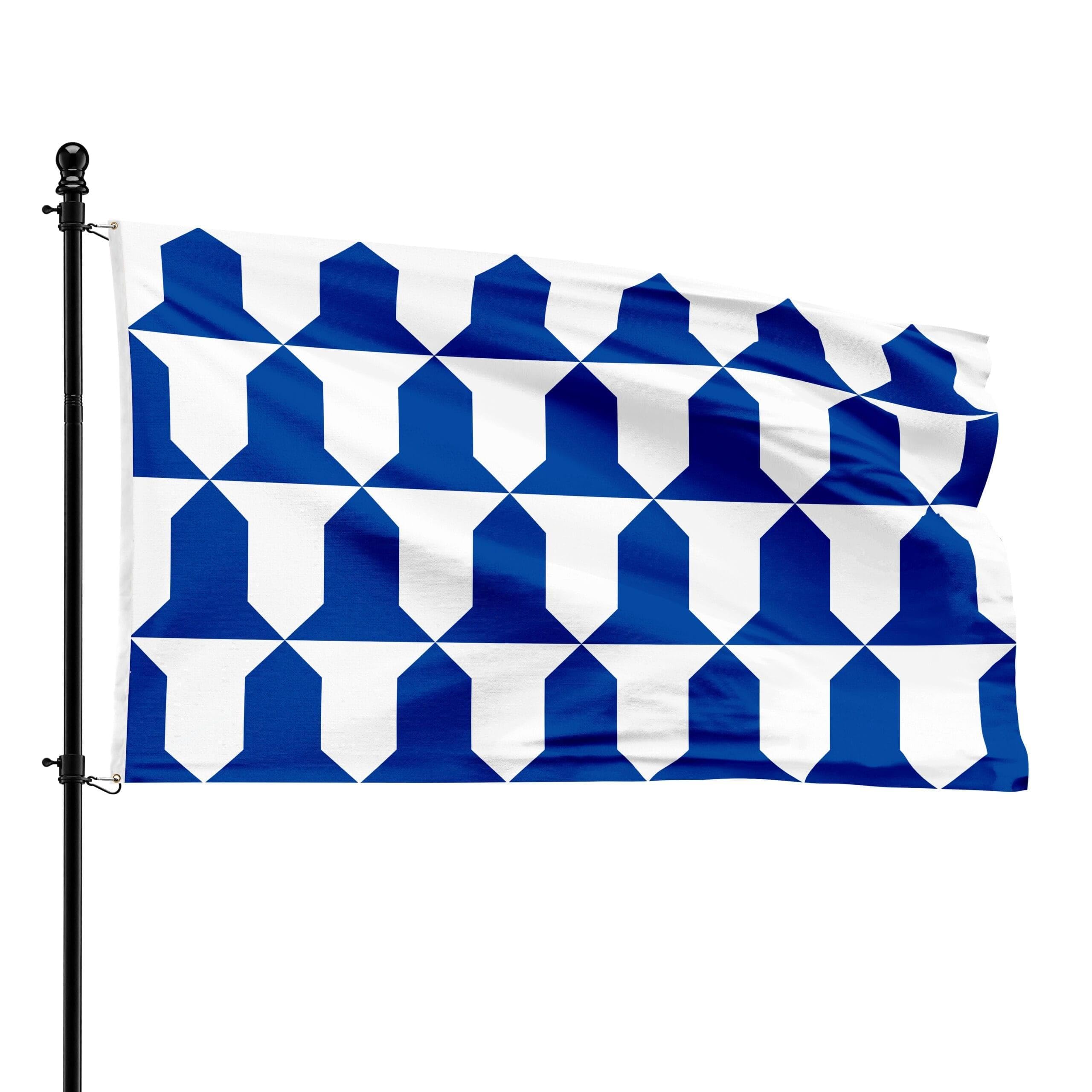 Drapeau d'Awans 90 x 150 cm idéal pour décorer une salle de réception