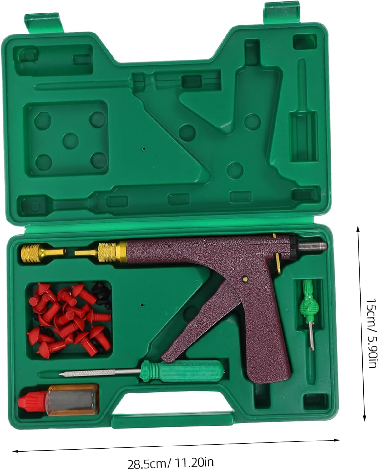 Alipis Motorcycle Tire Repair Tool Kit Complete Tire Patch Plug Versatile Repair Tools Easy to Use for Quick Fixing