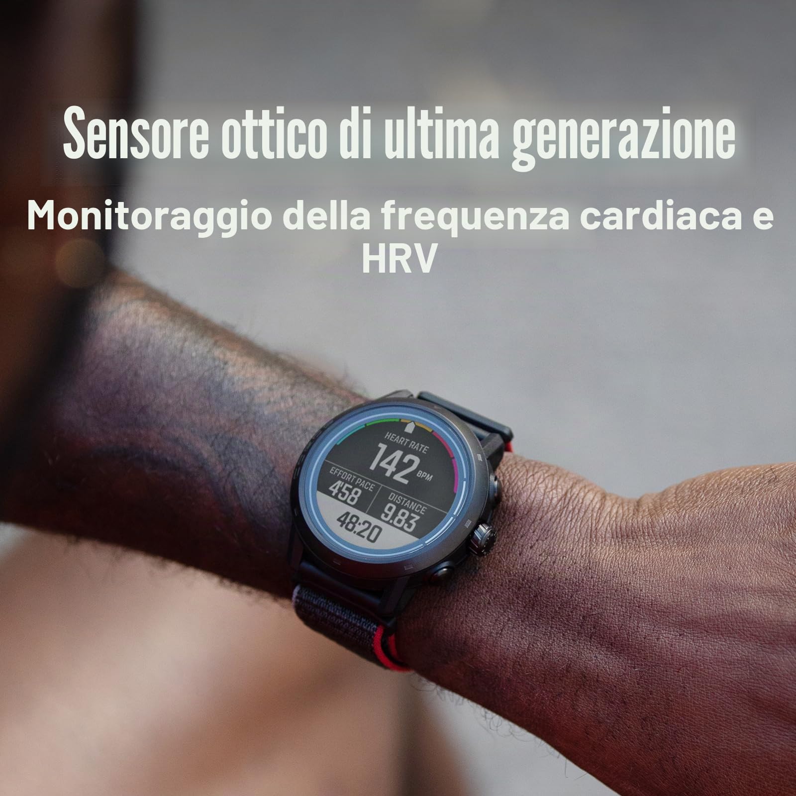 COROS Apex 2 Orologio GPS Outdoor, 1,2" Zaffiro Titanio, 17 giorni di autonomia, Navigazione al polso, Mappe offline, Cardiofrequenzimetro, Misurazione del sonno, Corsa, Ciclismo (Grigio)