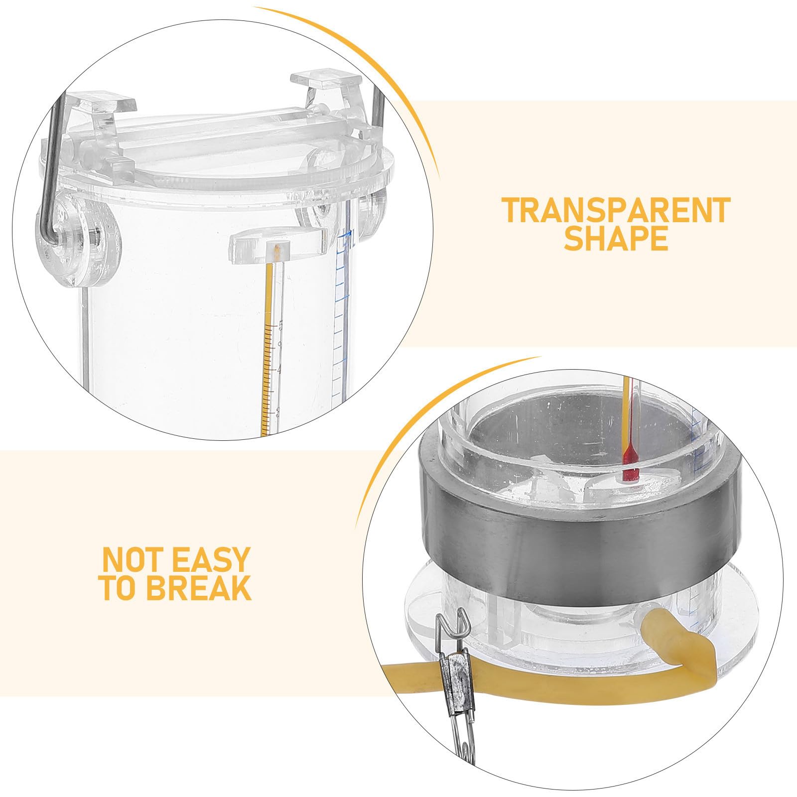 LIFKOME Muestreador de Agua para Pruebas Precisas de Calidad de 1l Capacidad de Muestreo Profundo, Fabricado en Acero Inoxidable y Acrílico Color Aleatorio para