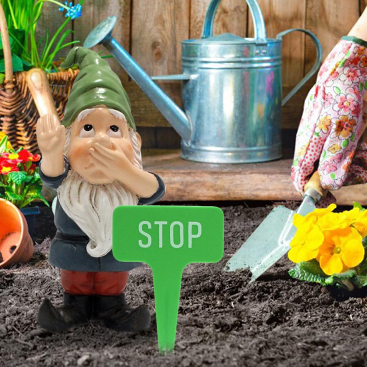 Happyyami 5sätze Miniature GNOME Figurine Lustige Gartendeko Für Gartenliebhaber Weihnachtsdekoration Wetterfestes Design Kreative Geschenkidee Für Freunde Und Familie