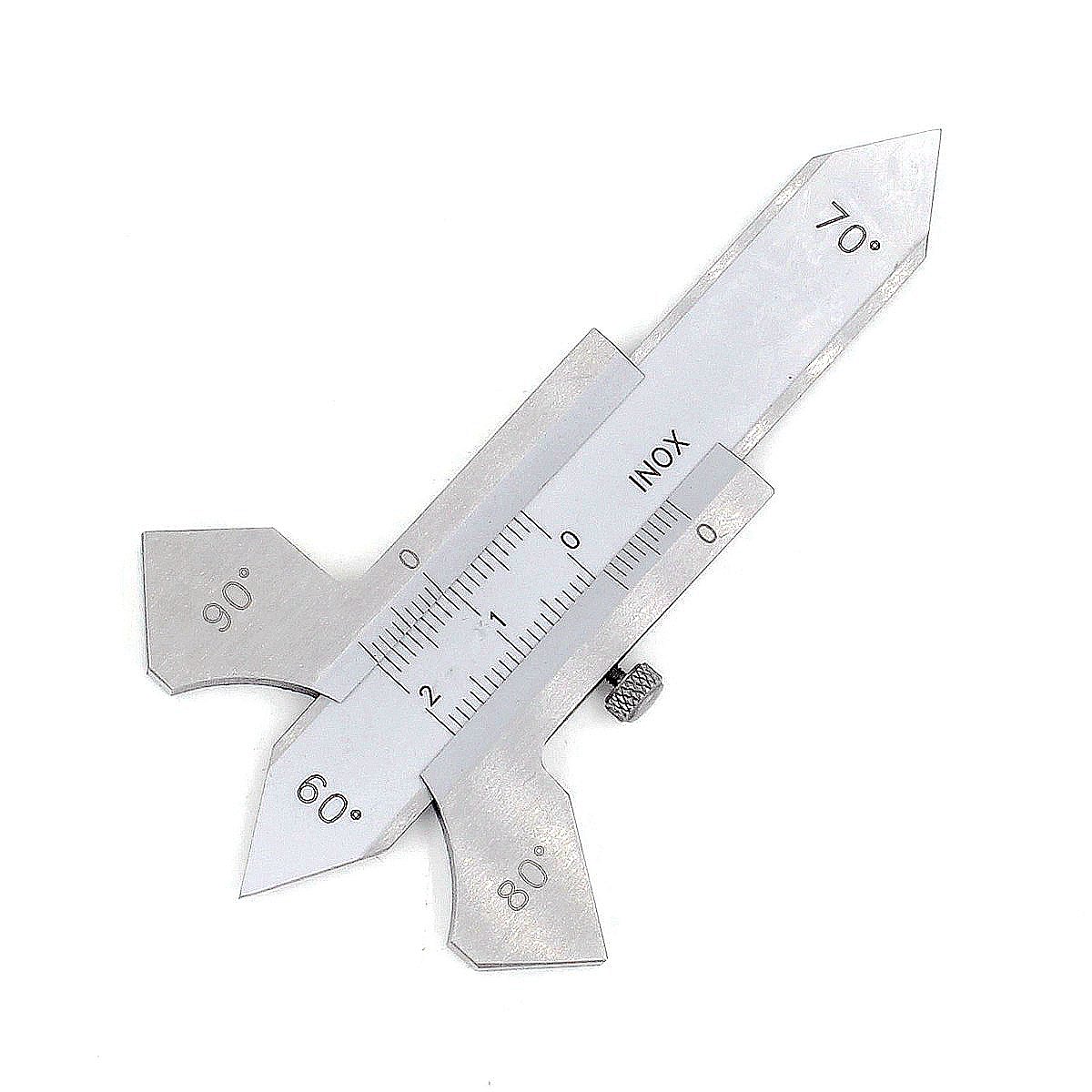 Pwshymi Lasmeter Set, Roestvrij Staal Hoek Meten Vervanging Detecteren Schuine Professionele Filet Weld 6 Stks voor Scheepsbouw Industrieel lassen
