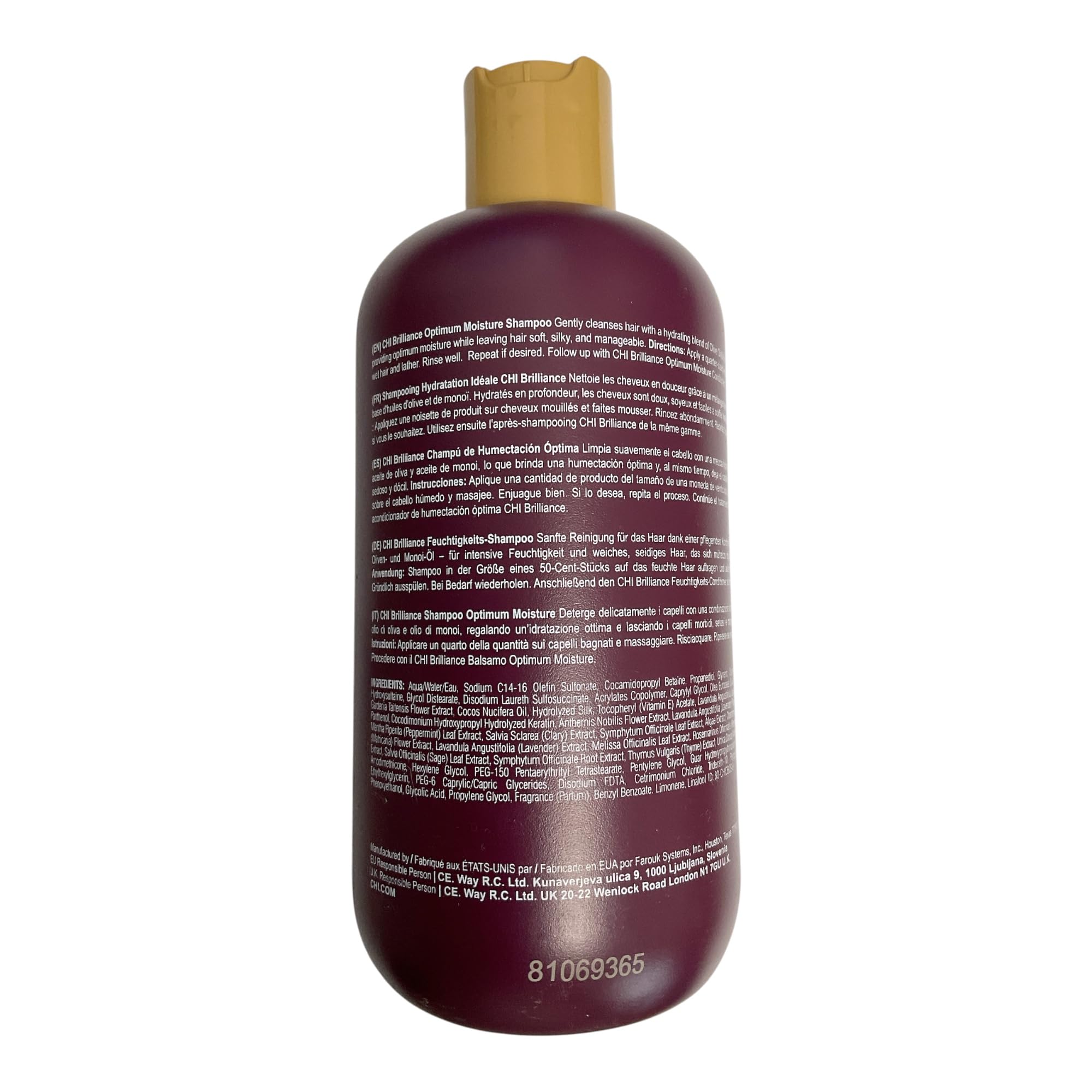 Amazon.com: CHI Deep Brilliance Optimum Moisture Shampoo, Made