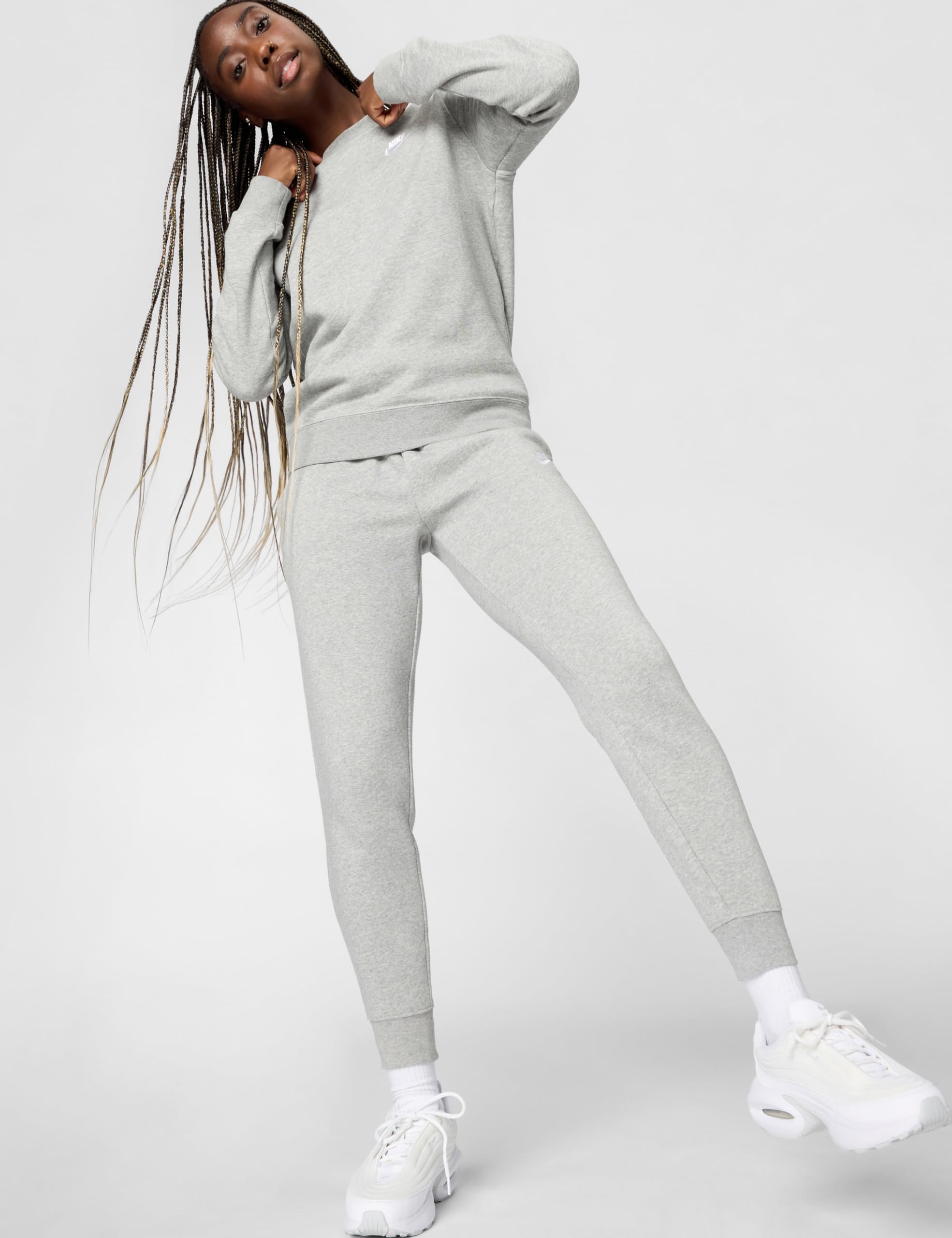 Nike W NSW Club FLC Mr Pant STD - Full Length Pant - Sportswear - Femme