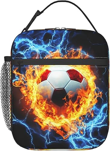 Miniatura 20 de Lonchera de videojuegos para niños, bolsa de almuerzo aislada con control de videojuegos para niños, reutilizable, genial, lonchera portátil con