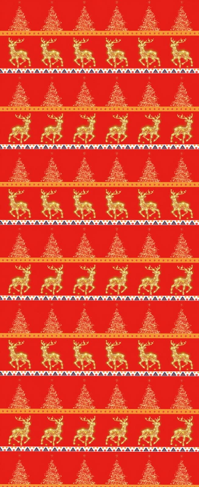Poster de porte 3D sapin de Noël pour salon et chambre