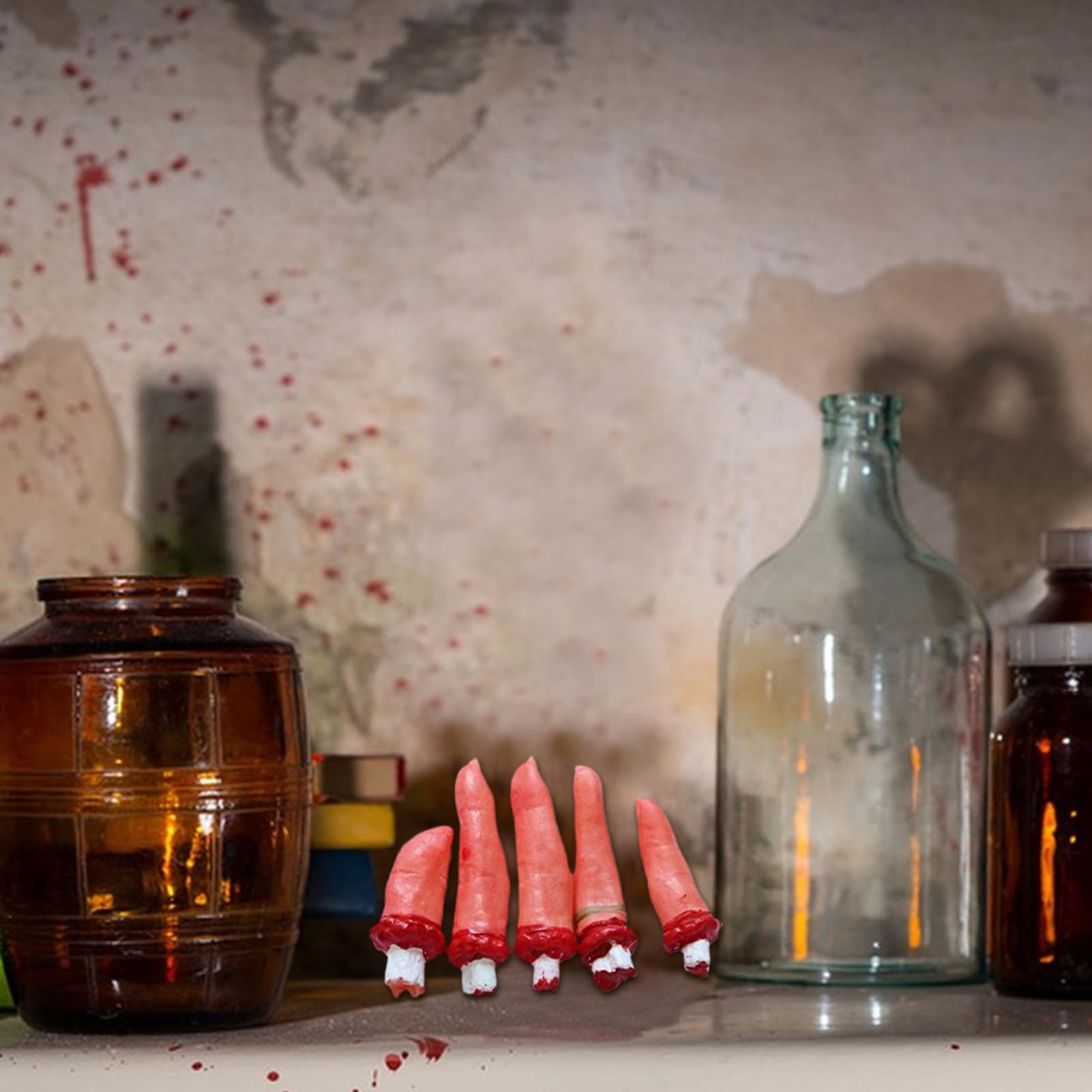 Halloween Sztuczne Dłonie Sztuczne Odcinki Dłoni Ludzkiej | Dekoracje Strachu na Przyjęcia Dom Strachów Szkoła Teatr Wnętrze Ogród Ściana Biurko