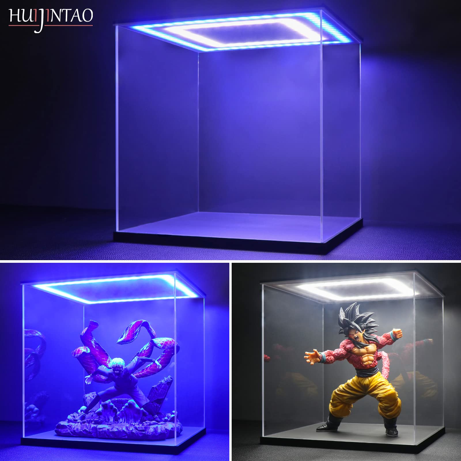 Huijintao vitrine voor verzameling, acryldoos, transparante