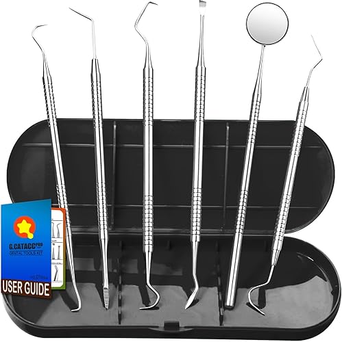 Herramientas dentales, removedor de placa para dientes, kit de herramientas de limpieza dental de metal, kit de herramientas de limpieza dental de disponible en Yaxa Venezuela