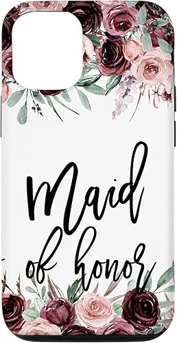 Miniatura 4 de Funda para iPhone XS Max con diseño floral para dama de honor