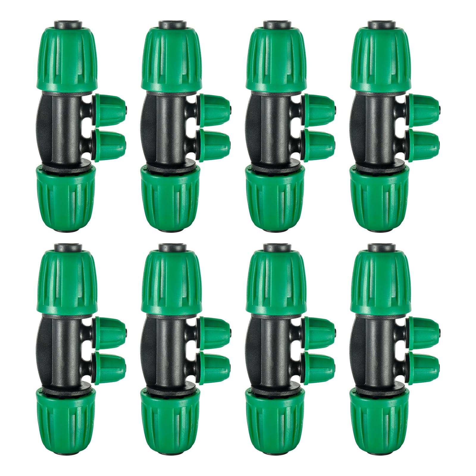 10 Pcs 1/2 to 1/4 inch Garden Hose Tubing Irrigation Fittings